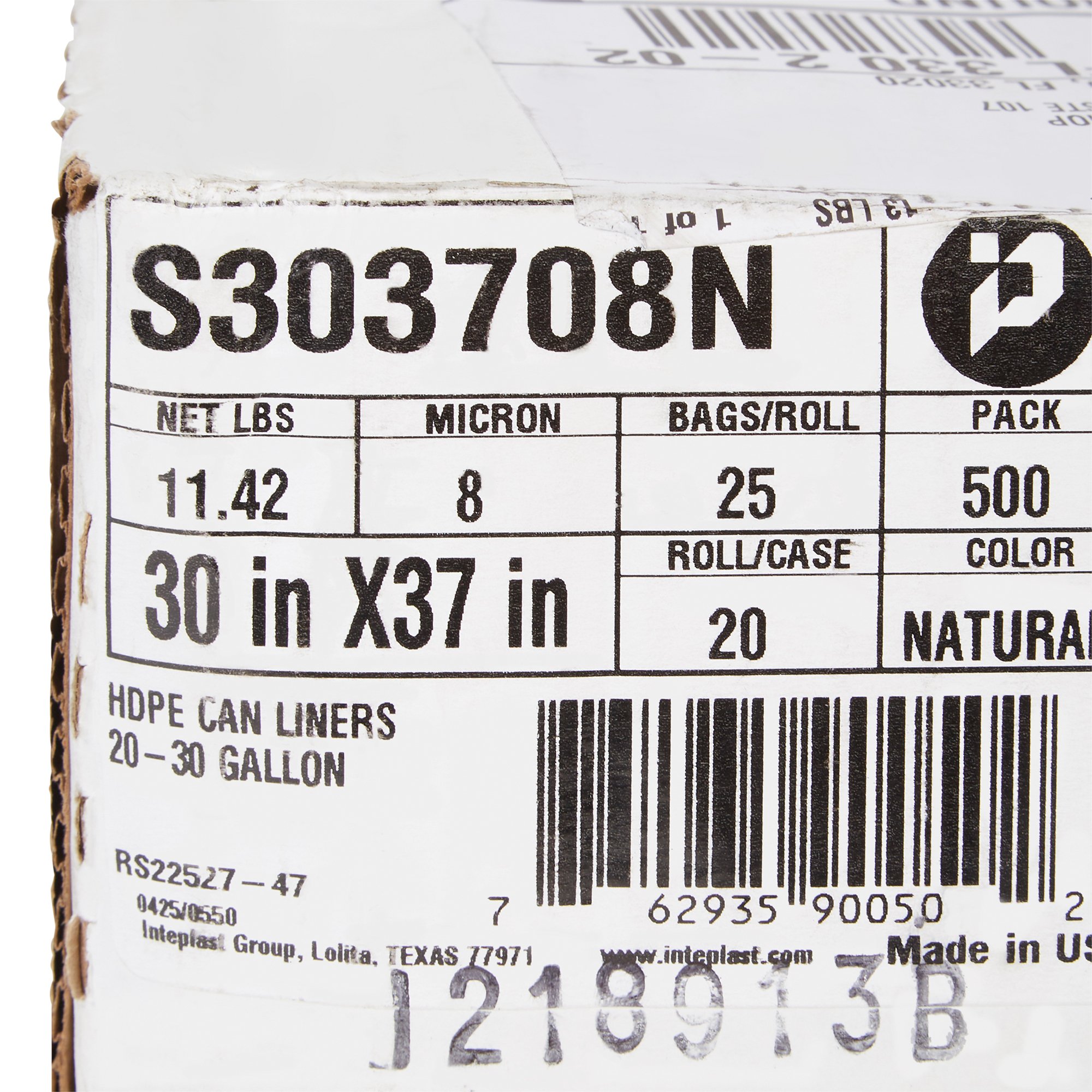 McKesson Light Duty Clear Trash Bags, 30 gal, 8 Mic - Image 3