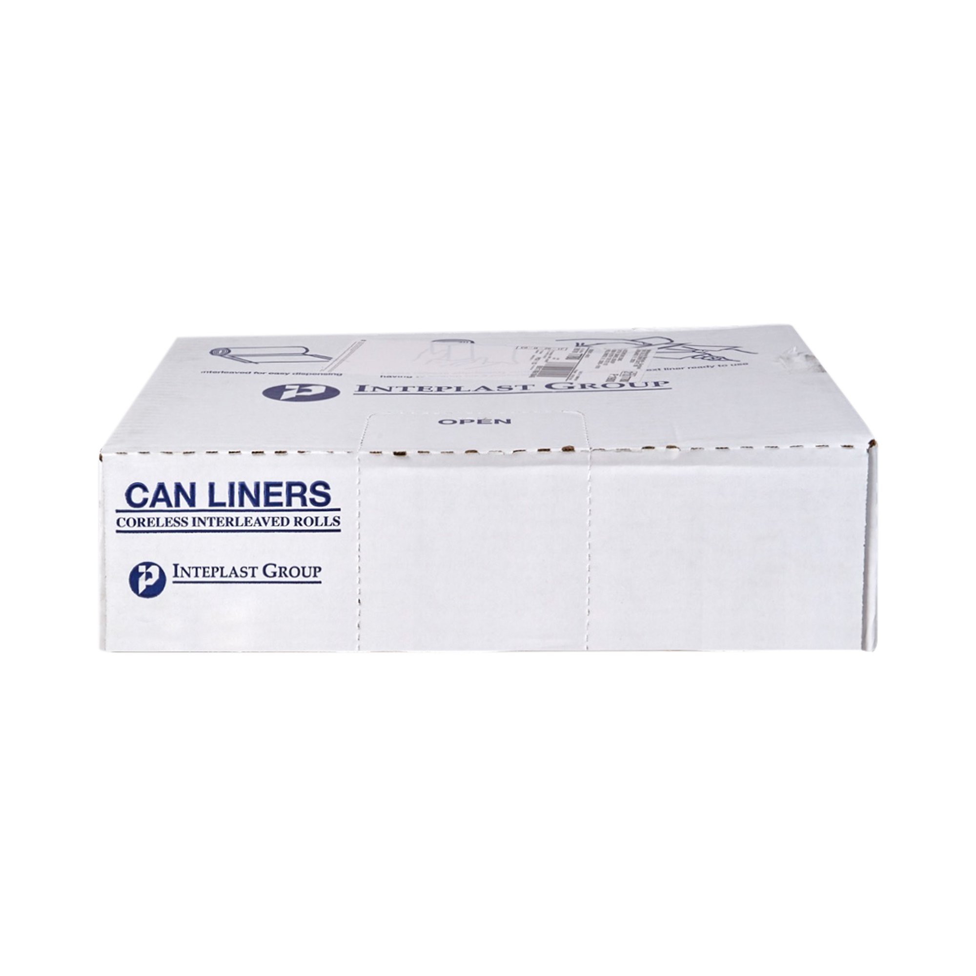 McKesson Medium Duty Clear Trash Bag, 45 gal, 12 Mic Gauge - Image 2