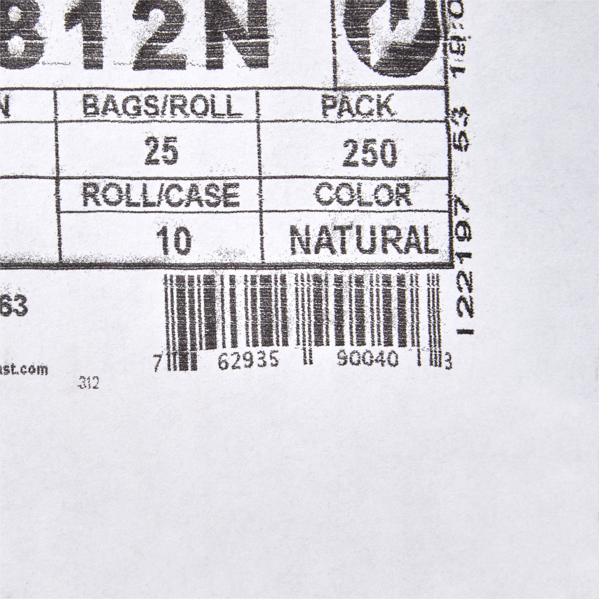 McKesson Medium Duty Clear Trash Bag, 45 gal, 12 Mic Gauge - Image 4