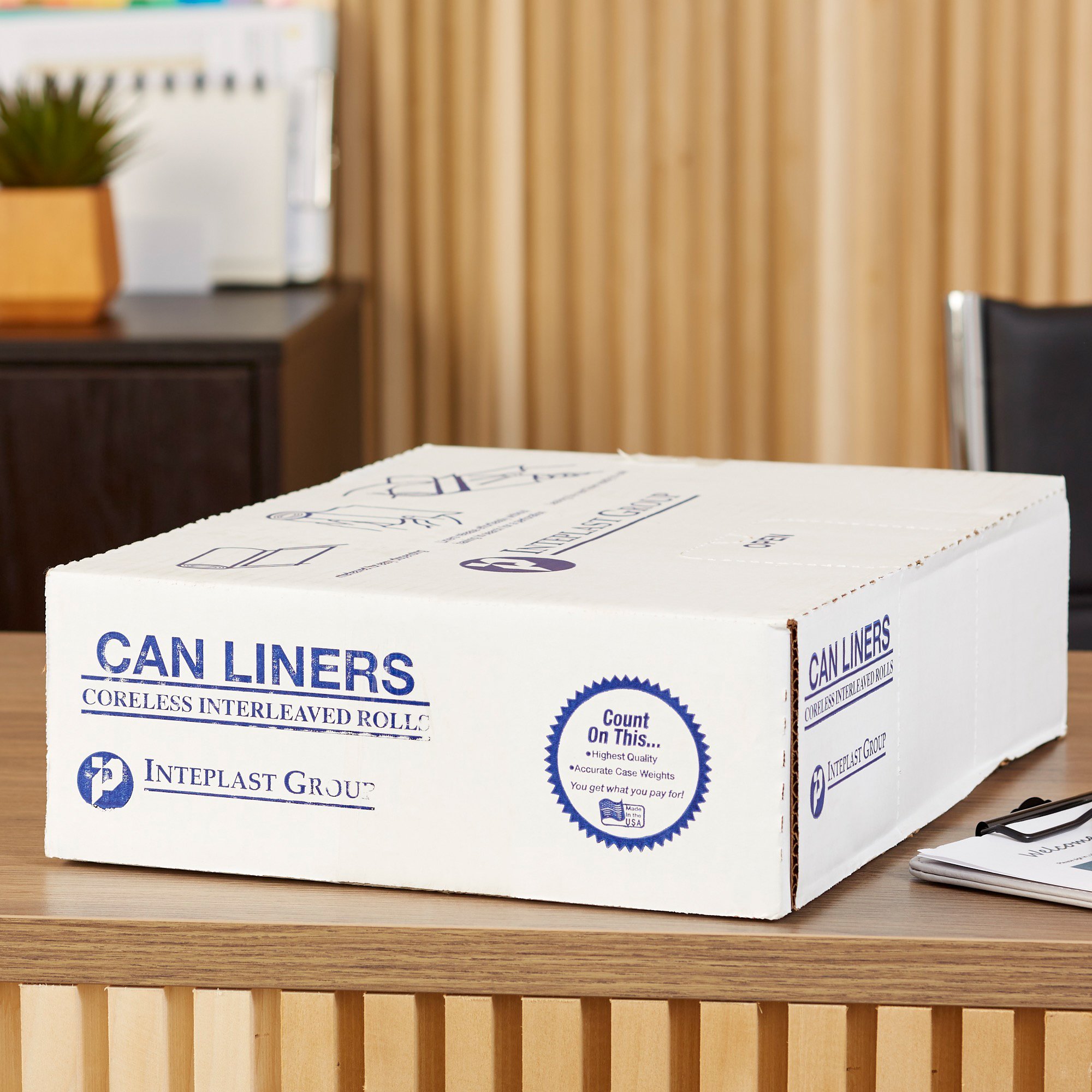 McKesson Medium Duty Clear Trash Bag, 45 gal, 12 Mic Gauge - Image 5