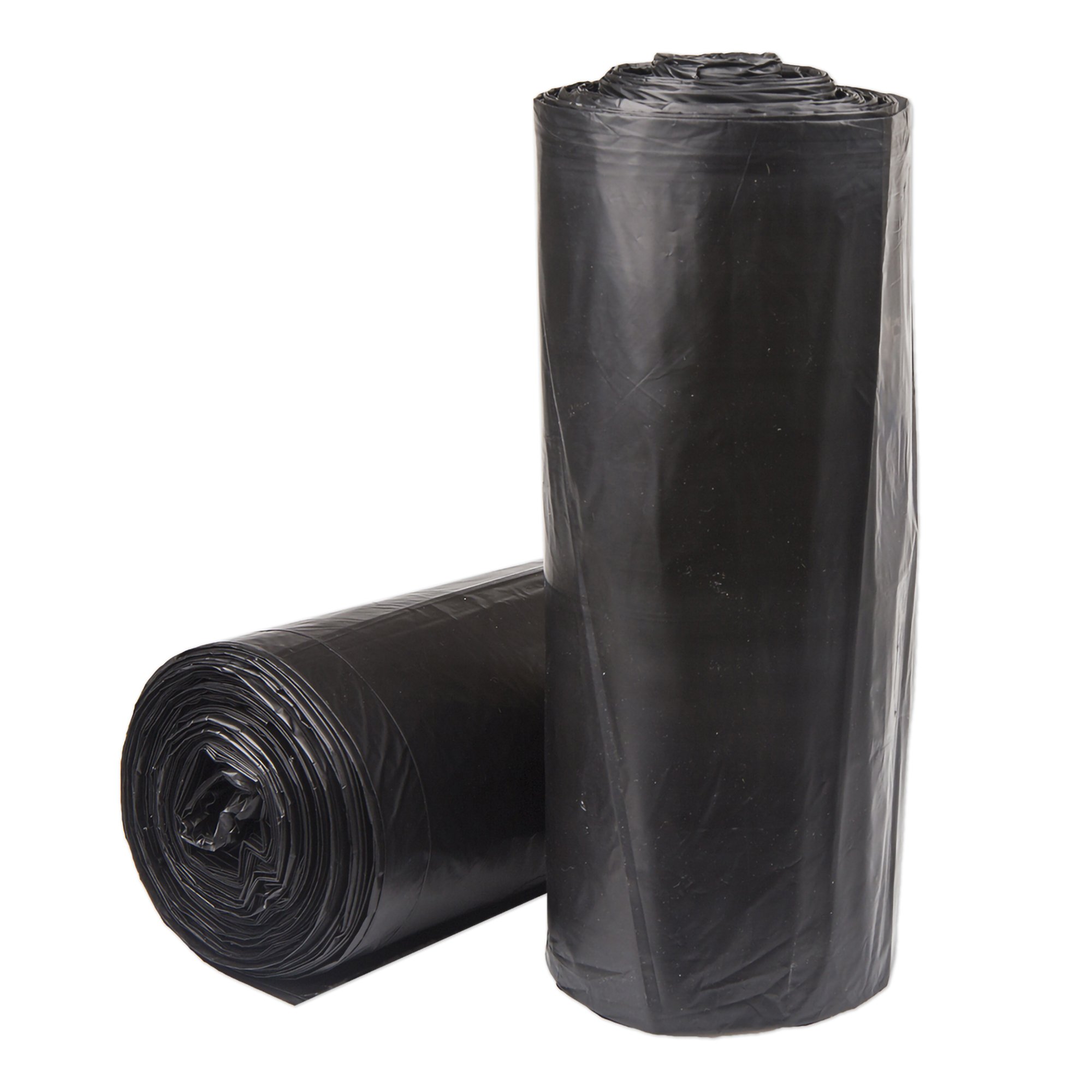 McKesson Trash Can Liners, Extra Heavy Duty Plus, Black, 45 gal.