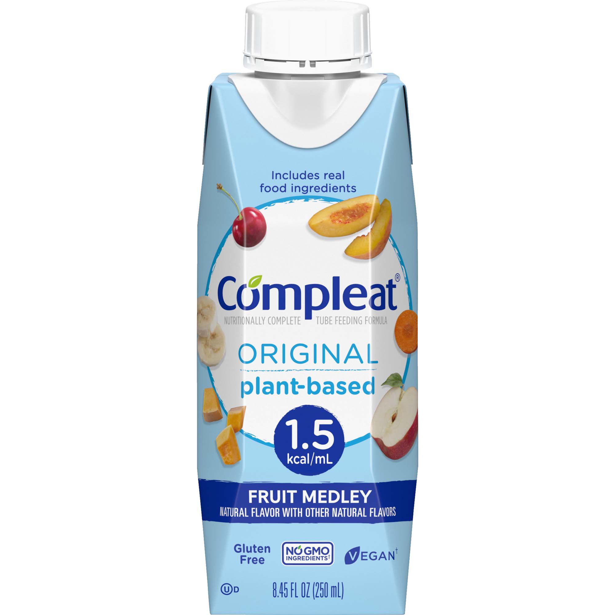 Compleat® 1.5 Original Plant-Based Tube Feeding Formula, Fruit Medley, 250 mL - Image 2