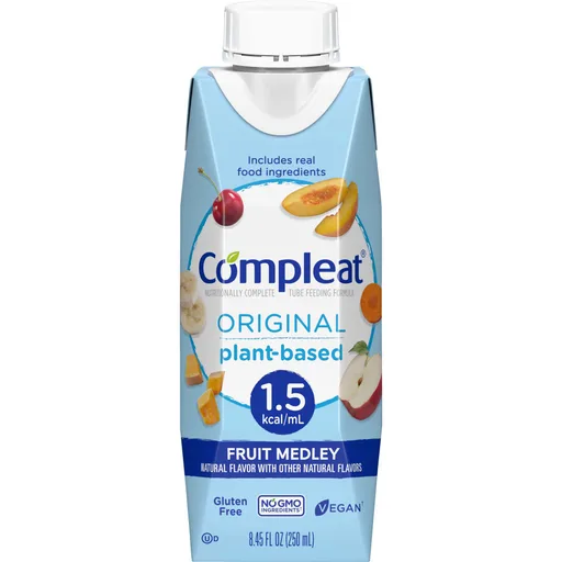 Compleat® 1.5 Original Plant-Based Tube Feeding Formula, Fruit Medley, 250 mL