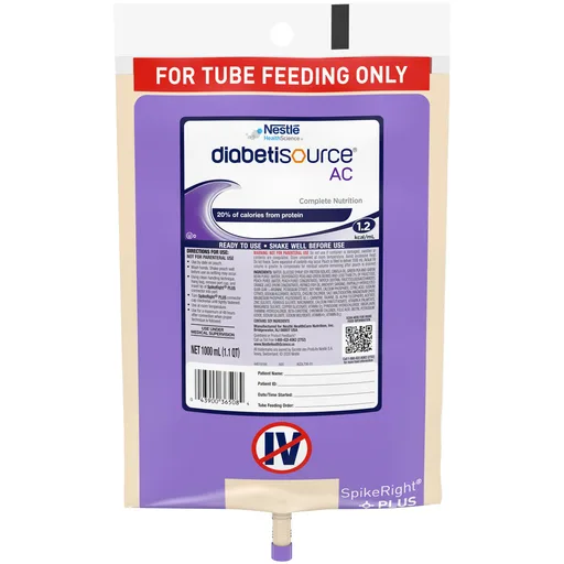 Diabetisource® AC Tube Feeding Formula, 33.8 oz. Bag