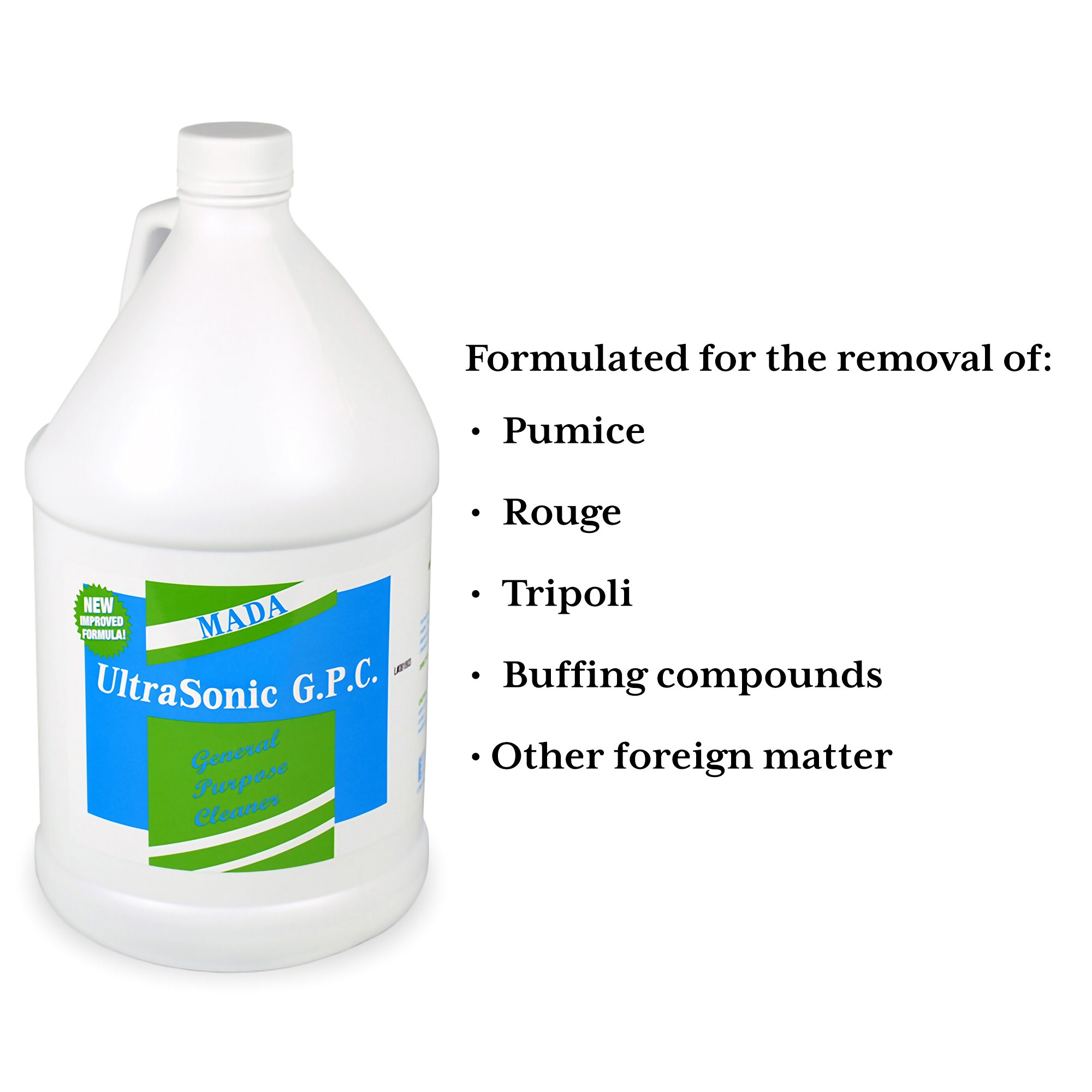 MADA General Purpose Ultrasonic Cleaner, 1-gallon Bottle - Image 2