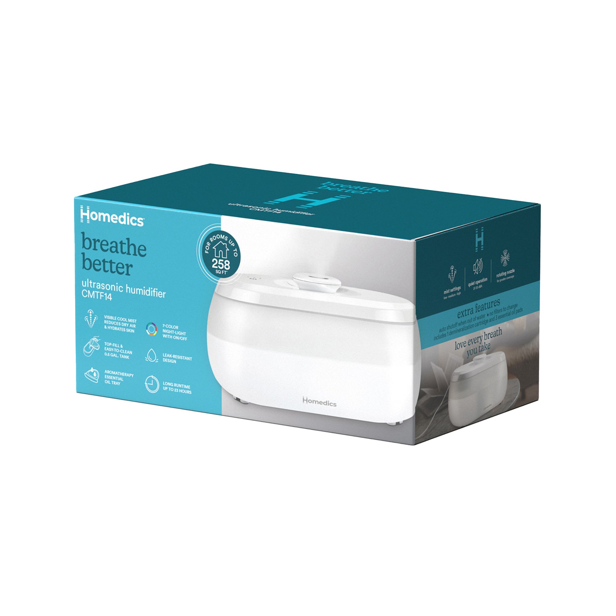 Homedics® Ultrasonic Humidifier CMTF14