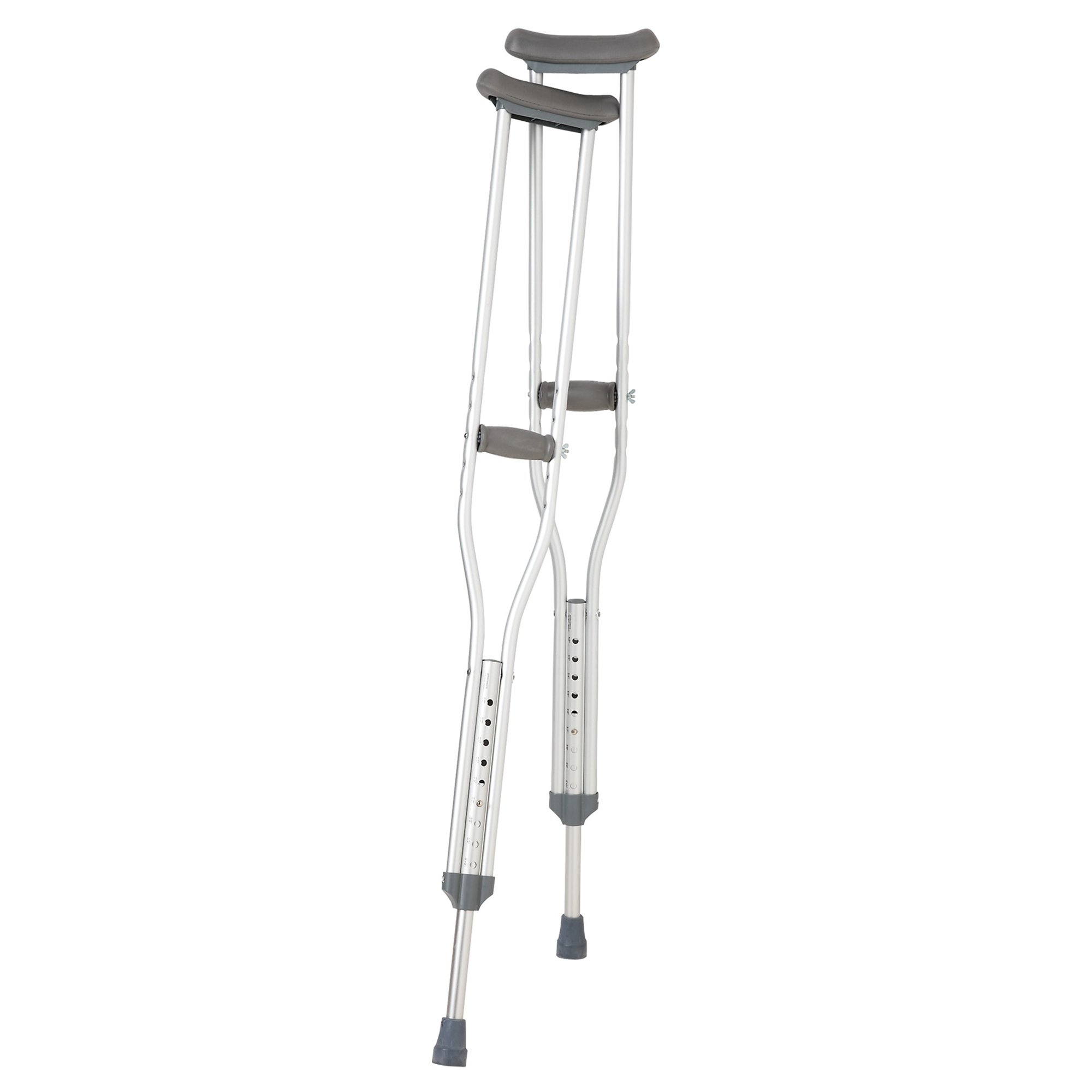 Breg Aluminum Underarm Crutches, 5'2" - 5'10"