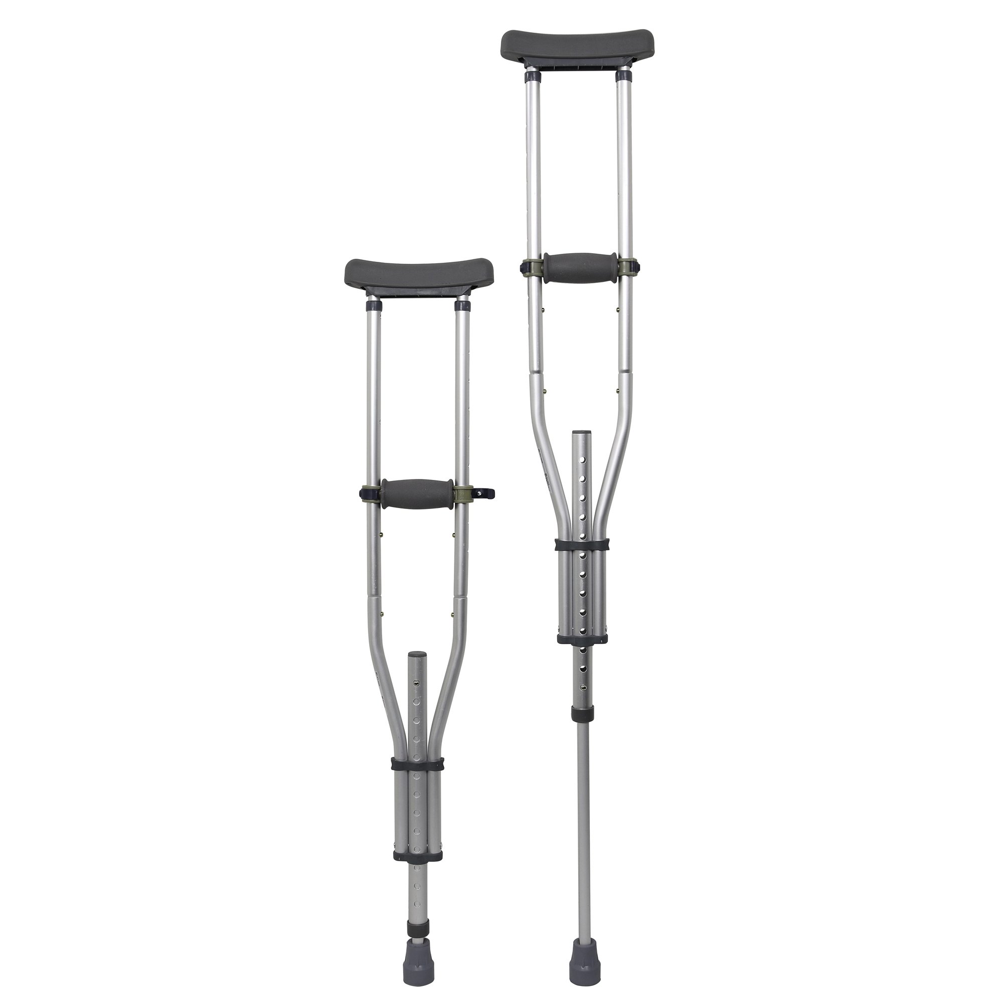 McKesson Underarm Crutches, 4'6" - 6'6"