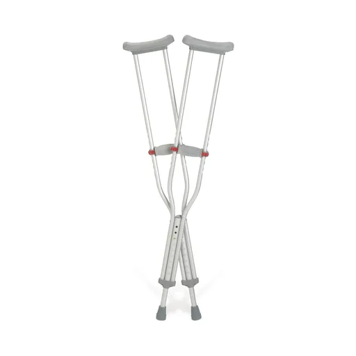 Red Dot Adult Underarm Crutches, 5'1" - 5'9"