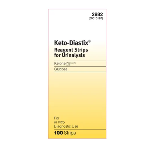 Keto-Diastix® Urinalysis Reagent Strips, Ketone test