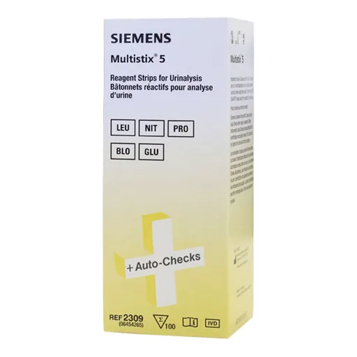 Multistix® 5 Urinalysis Reagent, Blood, Glucose, Leukocytes, Protein and Nitrite
