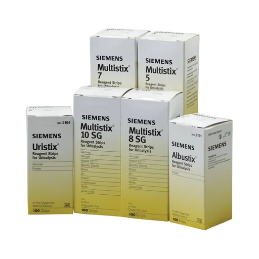 Multistix® Urinalysis Reagent Strips, General Chemistry tests