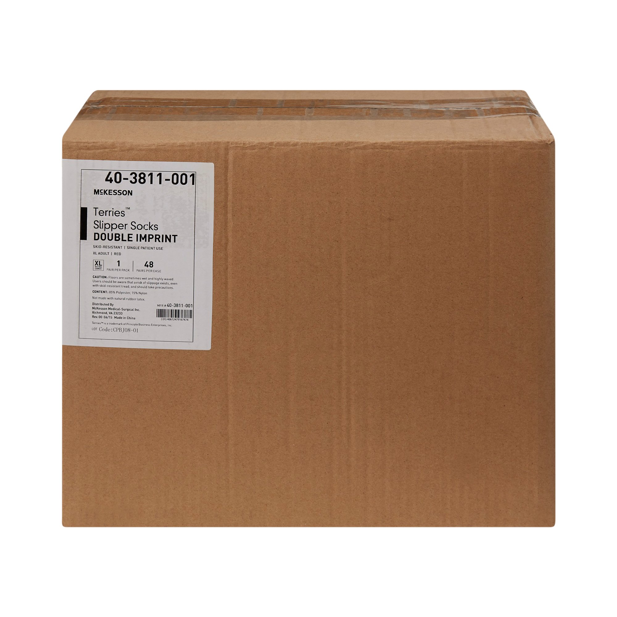 McKesson Terries™ Adult Slipper Socks, Extra Large - Image 3