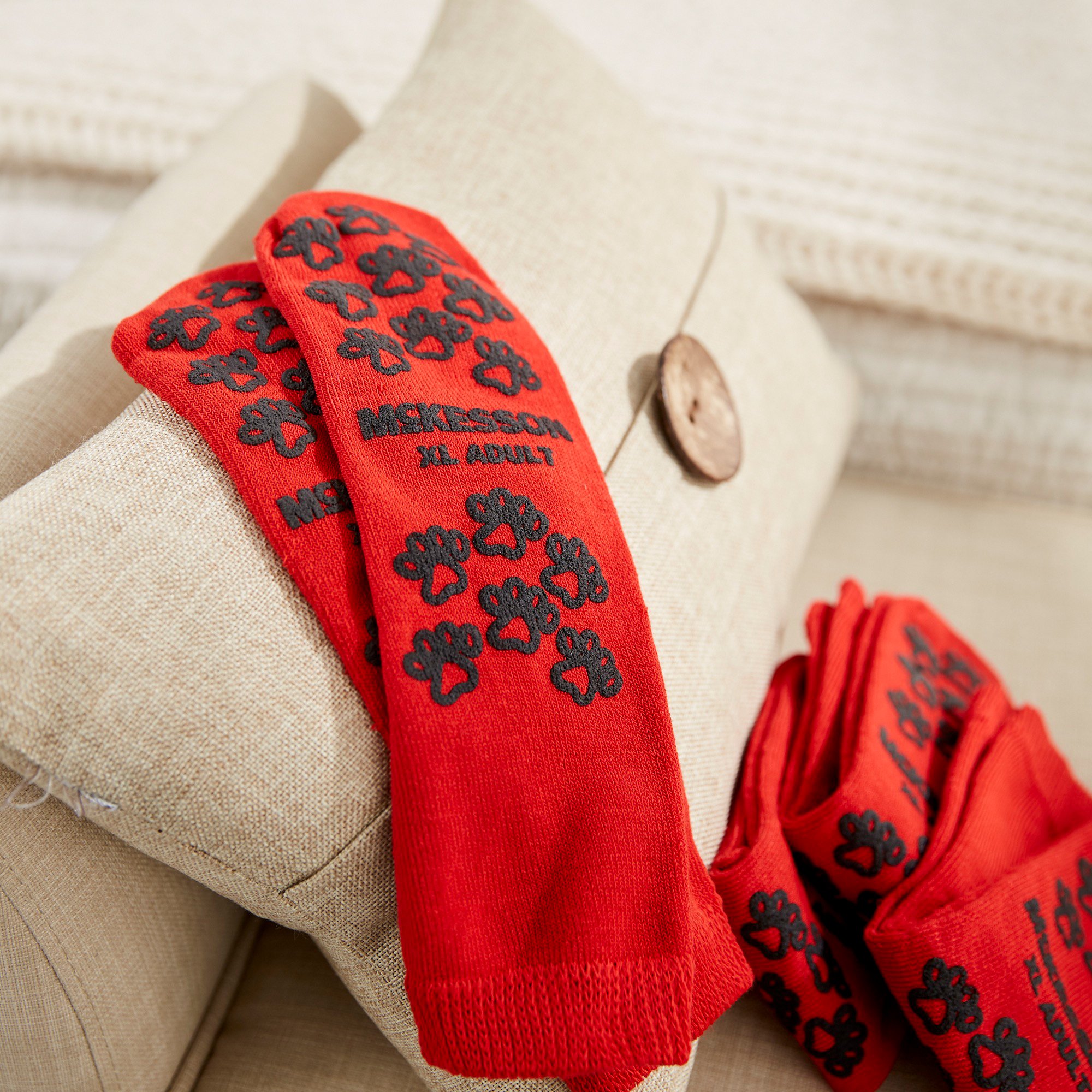 McKesson Terries™ Adult Slipper Socks, Extra Large - Image 7