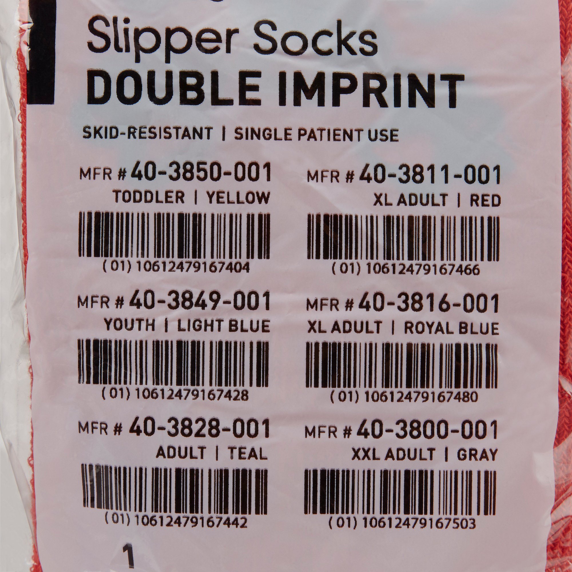 McKesson Terries™ Adult Slipper Socks, Extra Large - Image 5