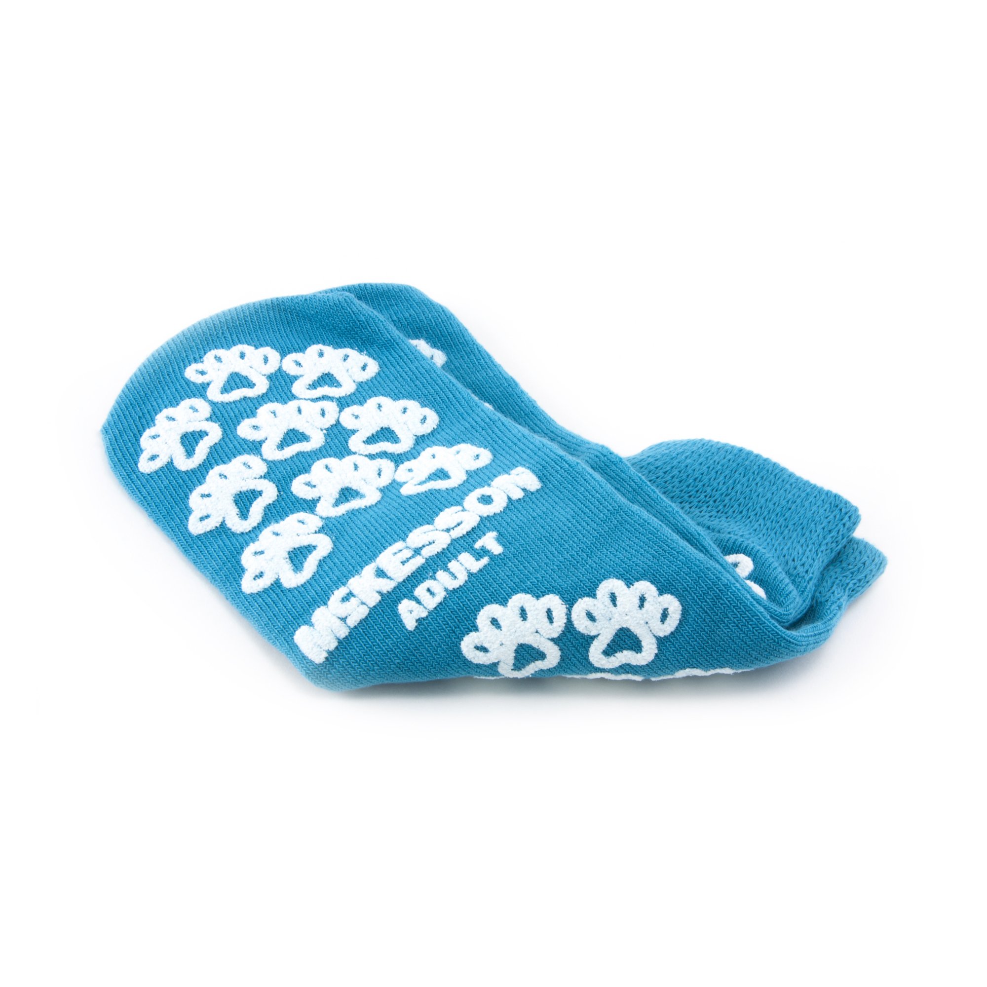 McKesson Terries™ Adult Slipper Socks, Teal - Image 4