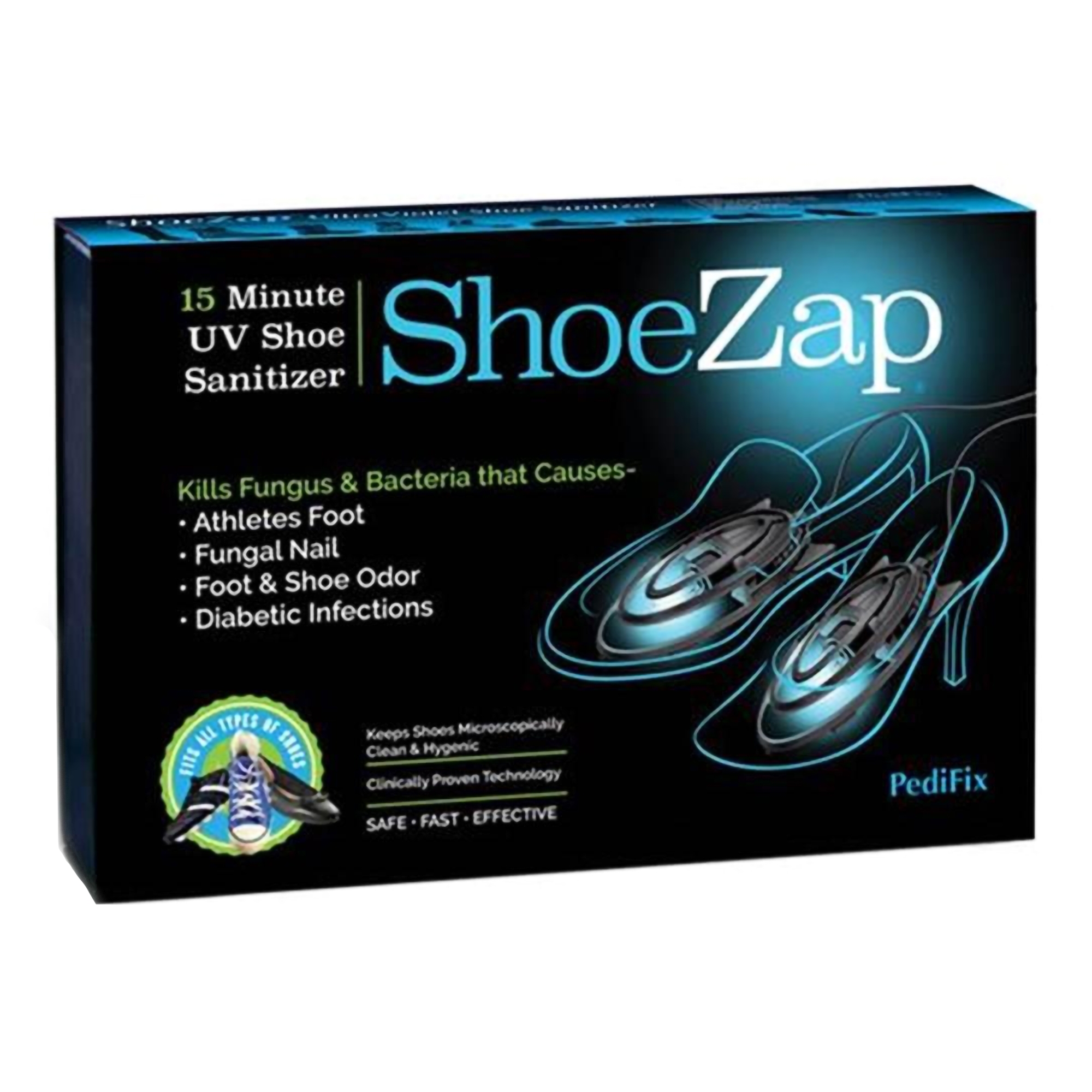 PediFix® ShoeZap® 15 Minute UV Shoe Sanitizer - Image 3