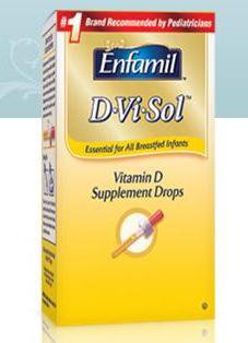 Enfamil® D-Vi-Sol® Liquid Vitamin D Supplement, 50 mL Bottle