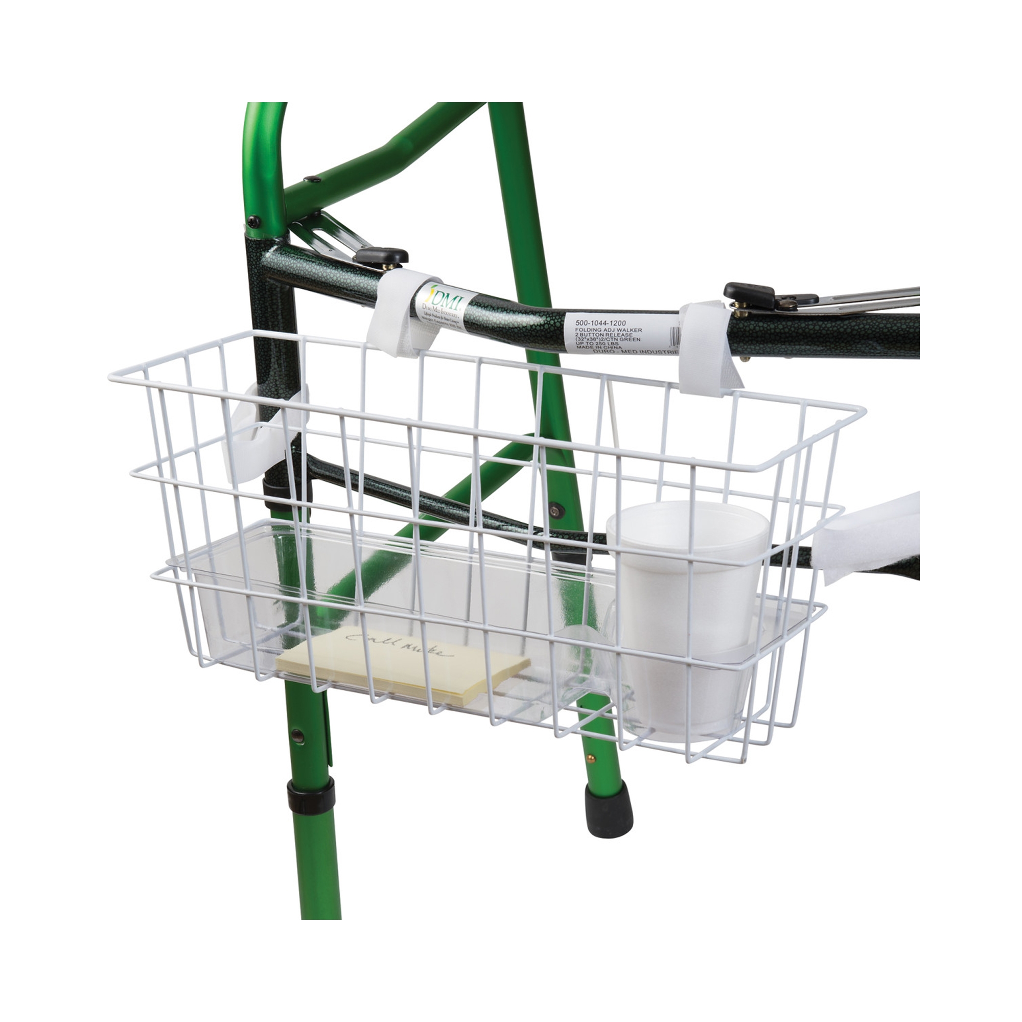 Mabis® Basket for use with Walkers, 16 x 5.5 x 7 inch - Image 5
