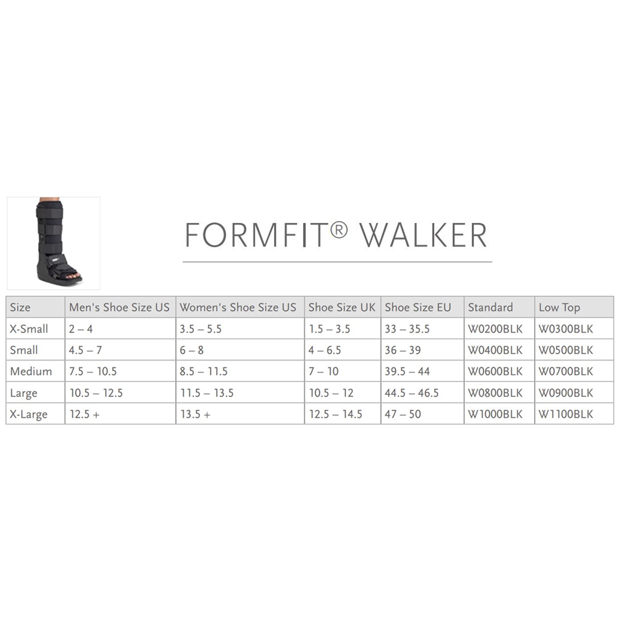 Ossur Formfit® Standard Height Walker Boot, Large - Image 4
