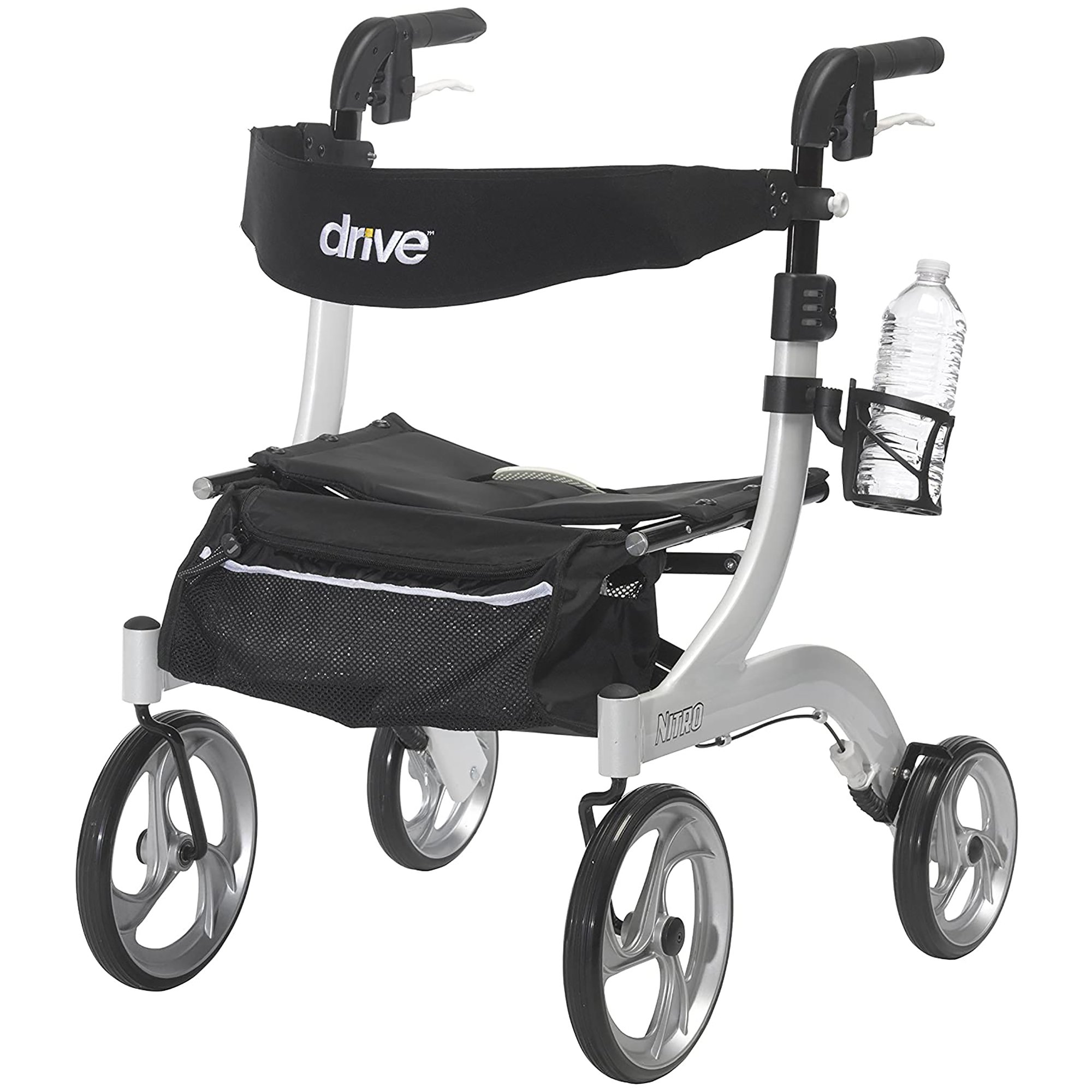 drive™ Nitro Rollator Cup Holder Attachment, Black, Universal - Image 2