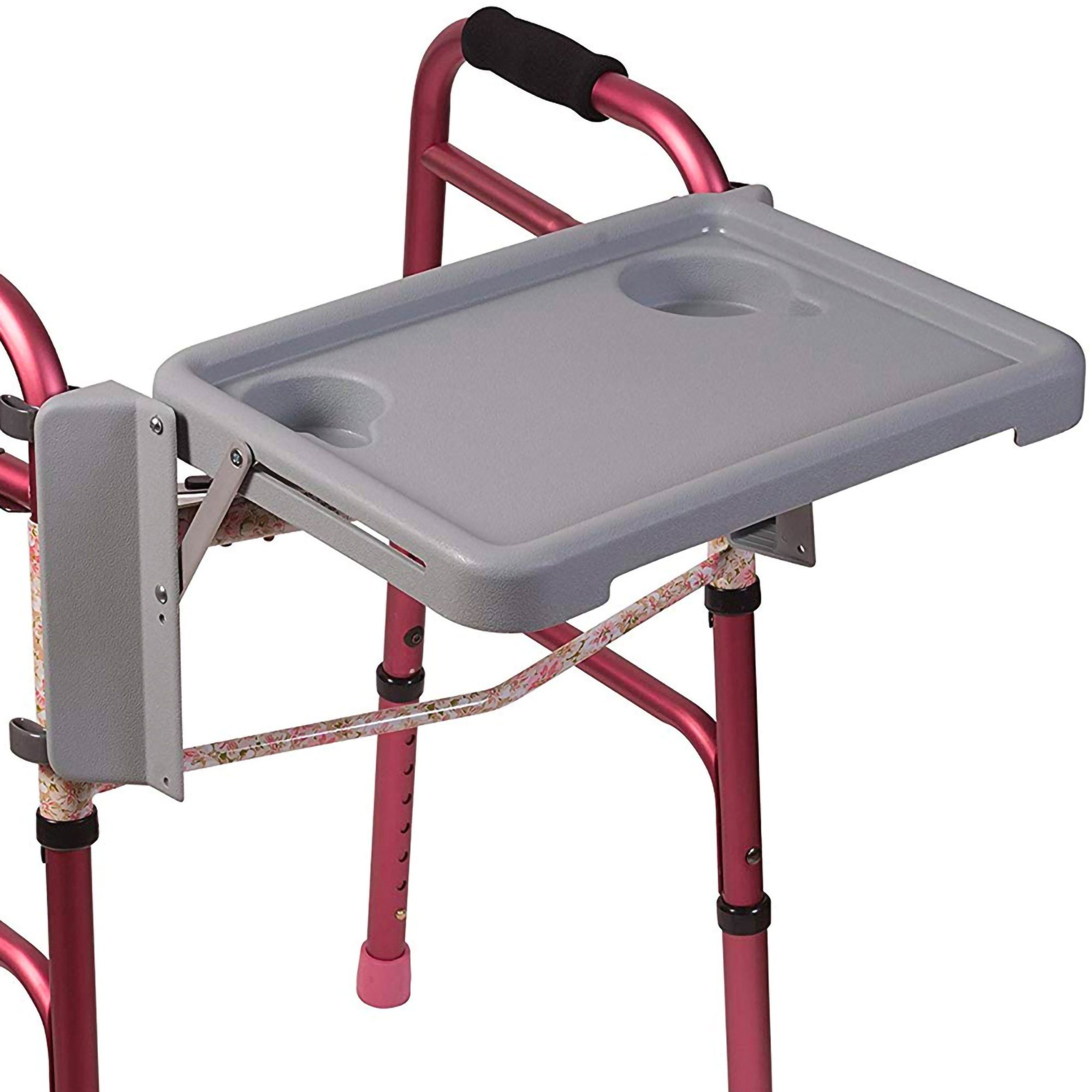 DMI® Folding Walker Tray with Cup Holders - Image 2