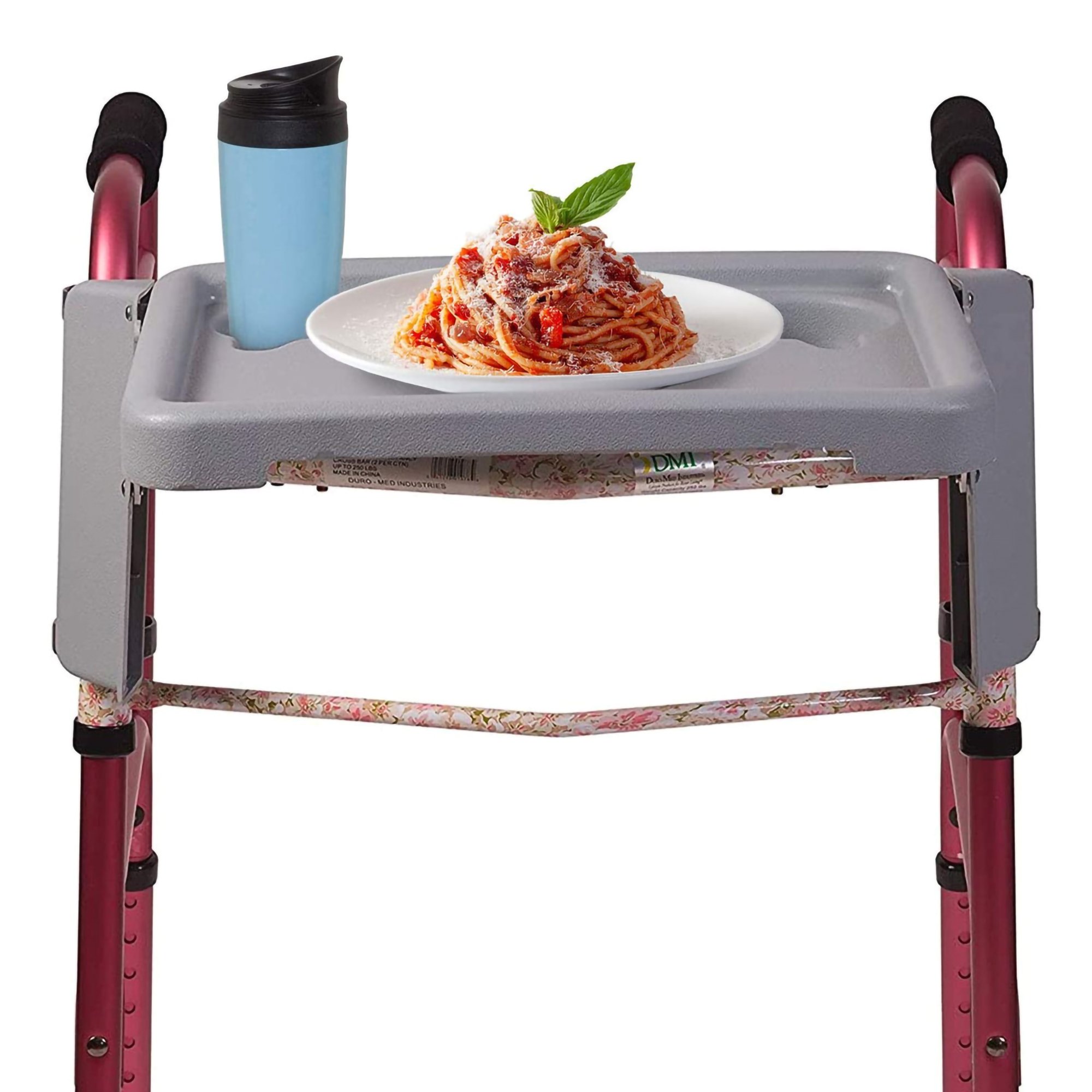 DMI® Folding Walker Tray with Cup Holders - Image 4