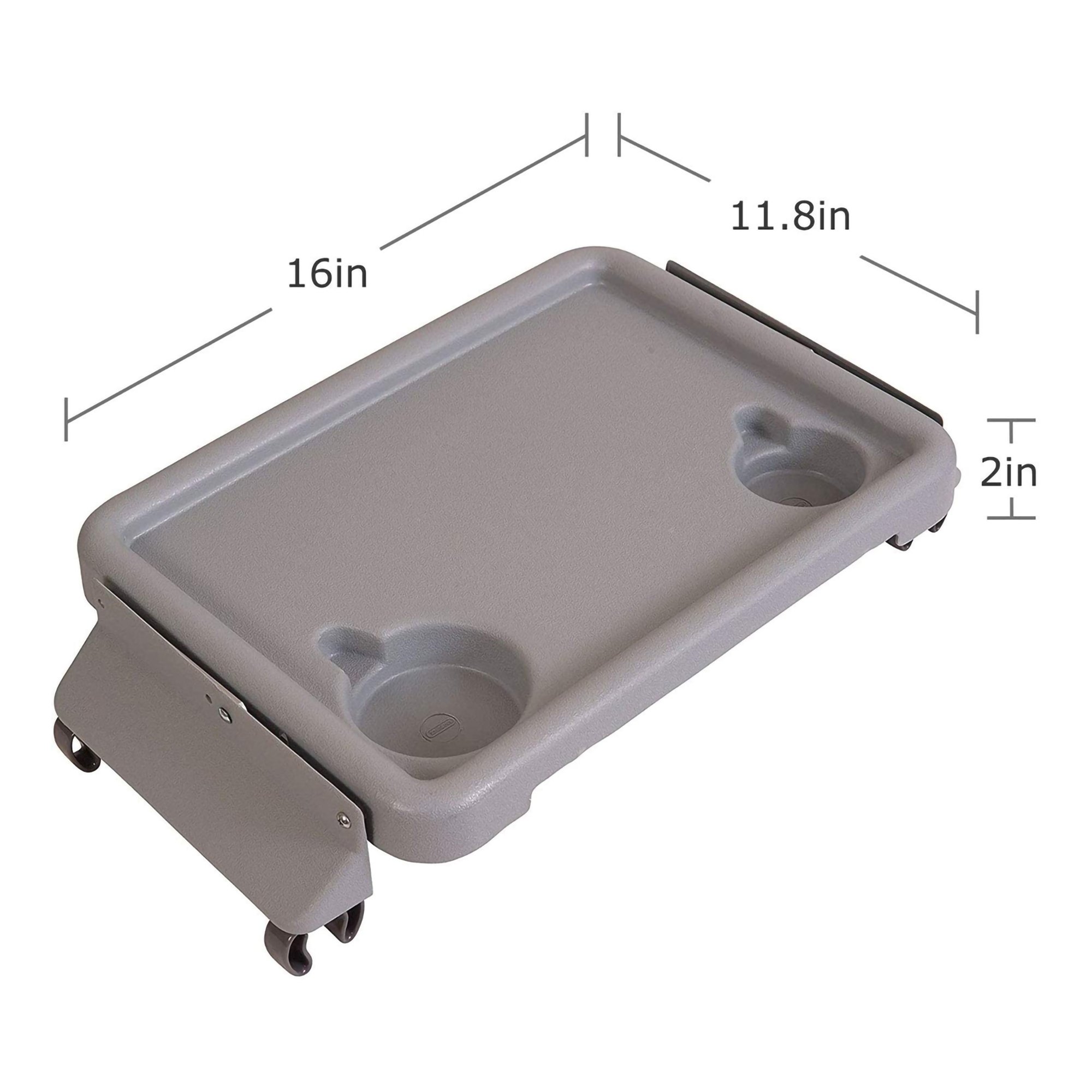 DMI® Folding Walker Tray with Cup Holders - Image 8