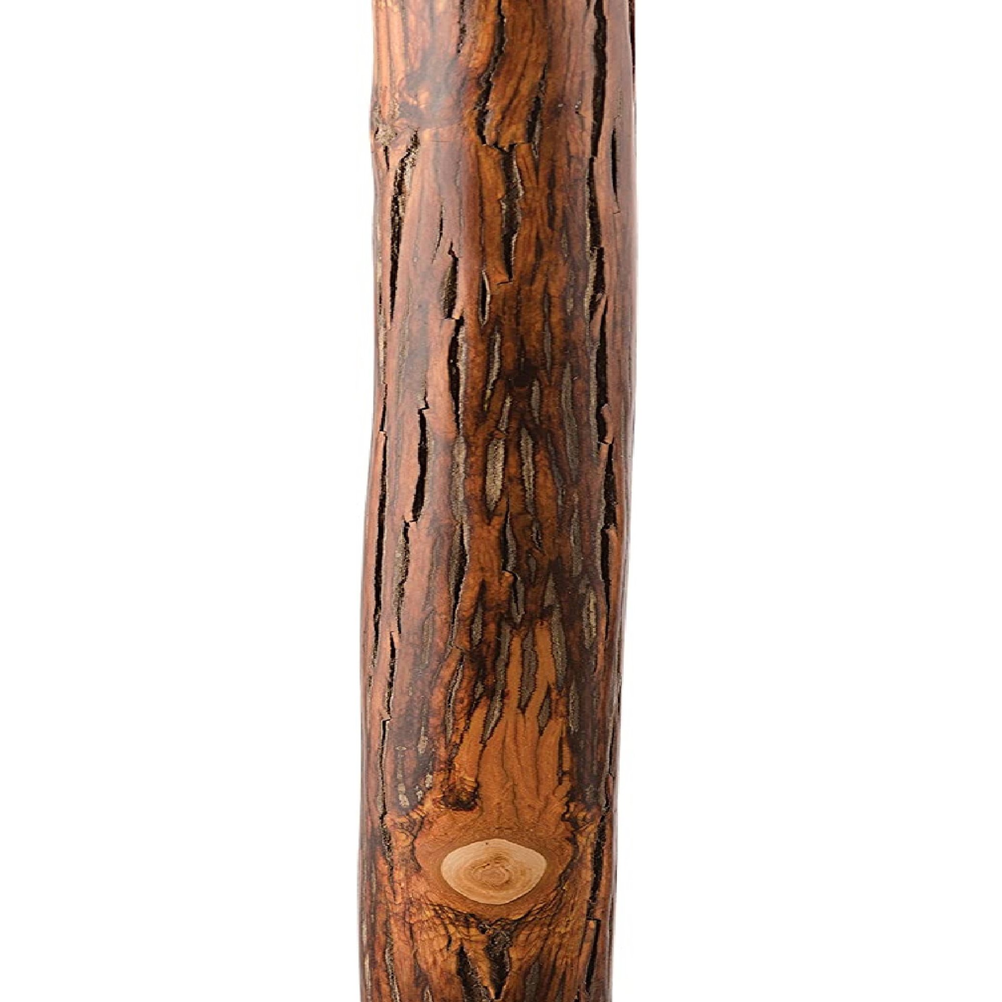 Brazos™ Exotic Leather Safari Hickory Rustic Walking Stick, 58-Inch - Image 4