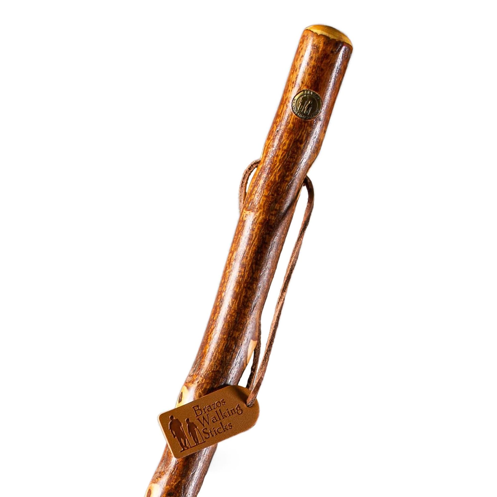 Brazos™ Hawthorn Rustic Walking Stick, 55-Inch Height - Image 2