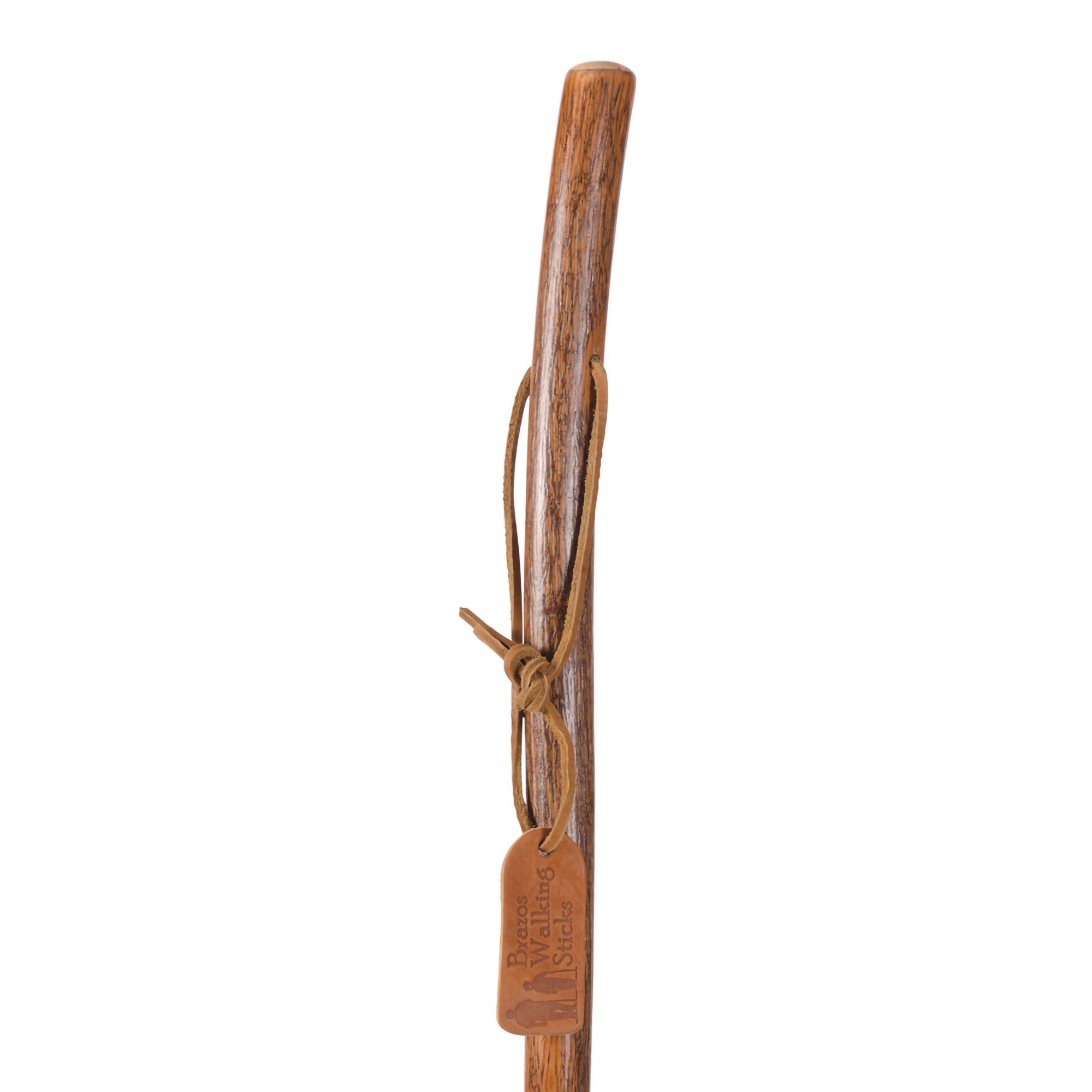 Brazos™ Hickory Rustic Walking Stick, 58-Inch Height - Image 2