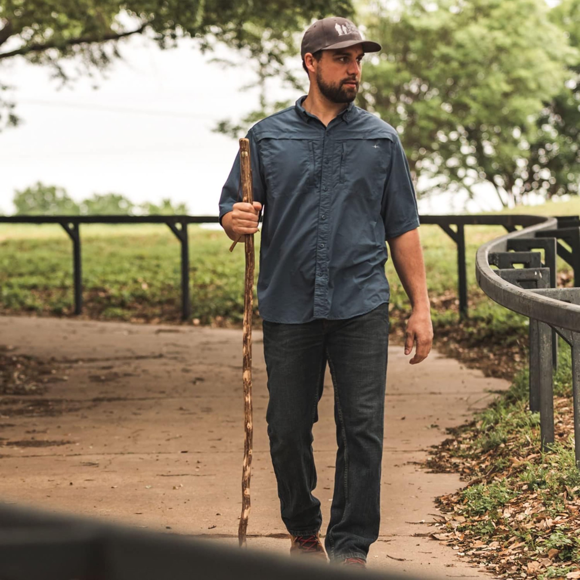 Brazos™ Ironwood Rustic Walking Stick, 58-Inch Height - Image 5