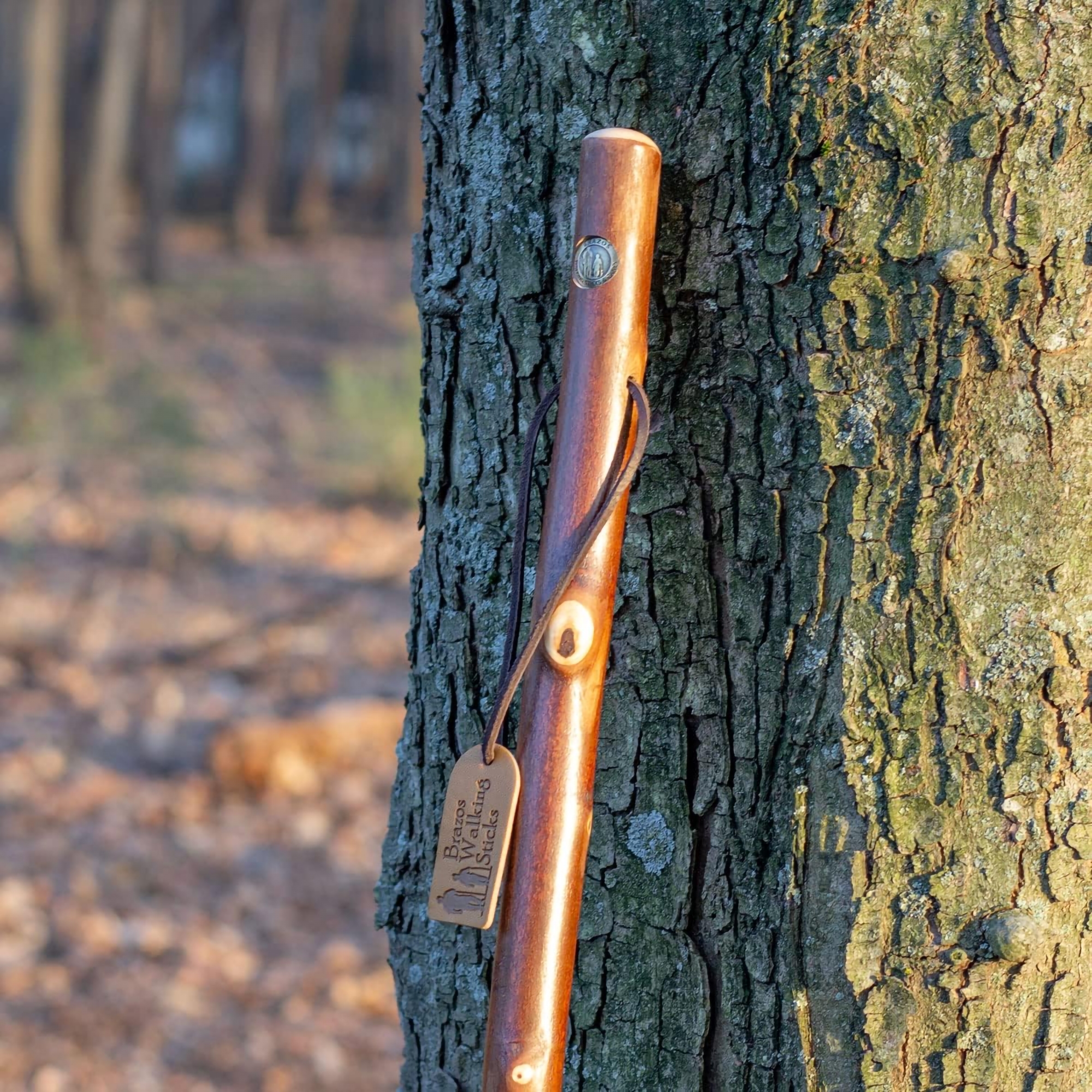 Brazos™ Maple Rustic Walking Stick, 55-Inch Height - Image 5