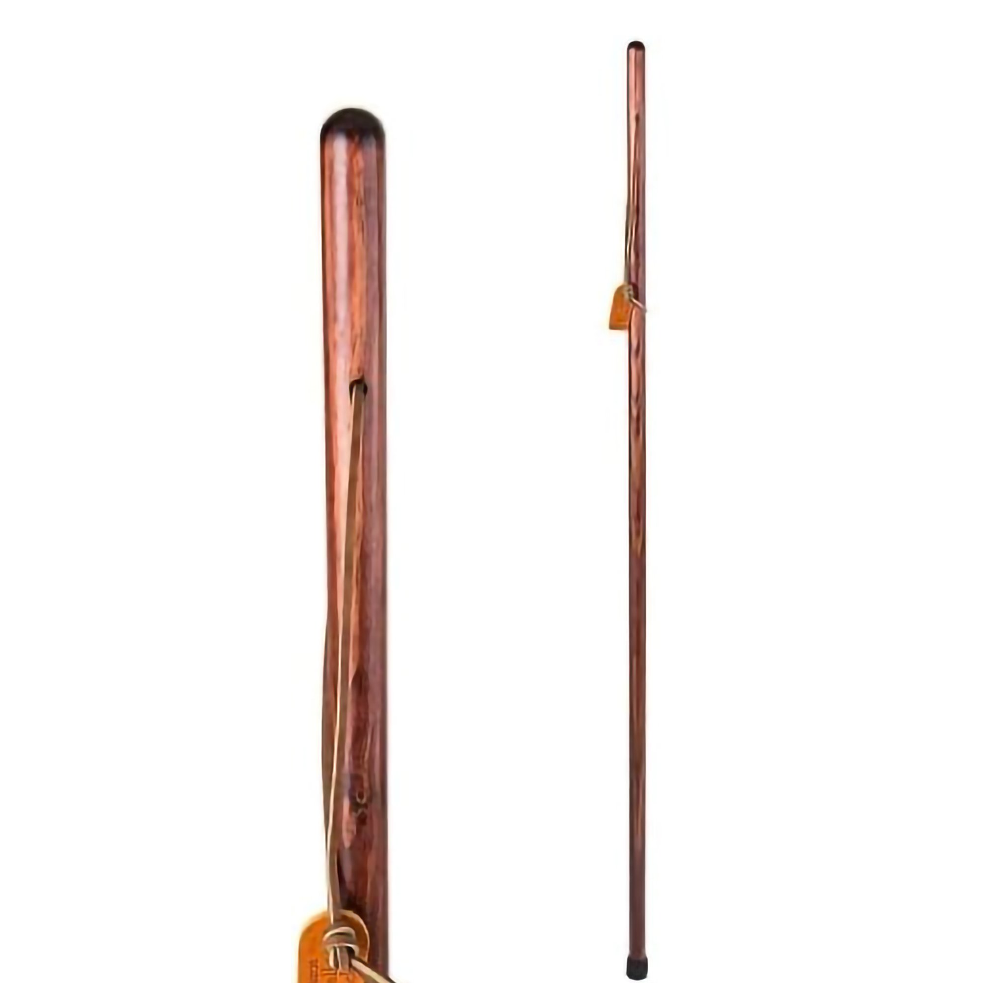 Brazos™ Traditional Straight Pine Handcrafted Walking Stick, 55-Inch, Red - Image 4