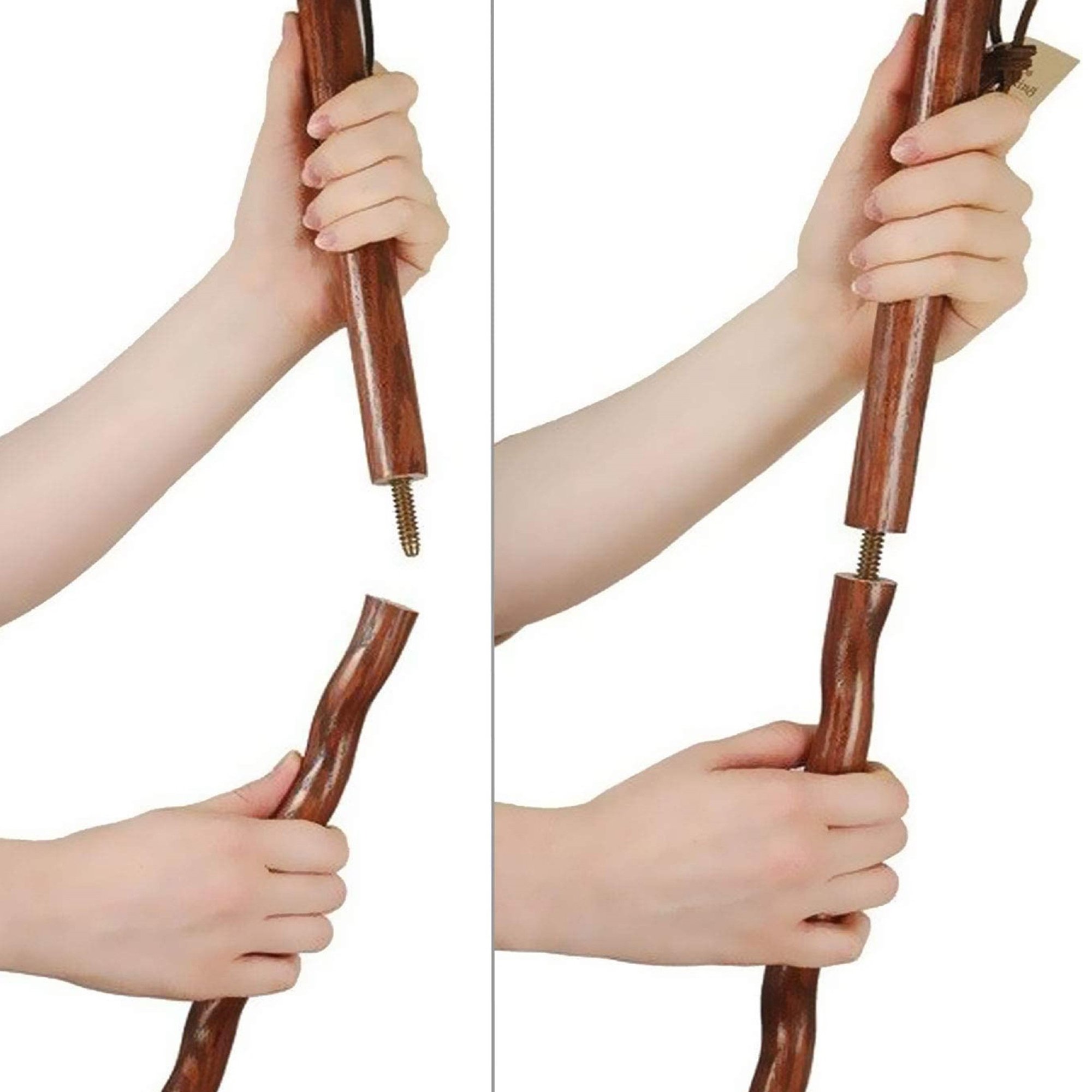 Brazos™ Traveler's Oak Walking Stick, 55-Inch Height, Tan - Image 9