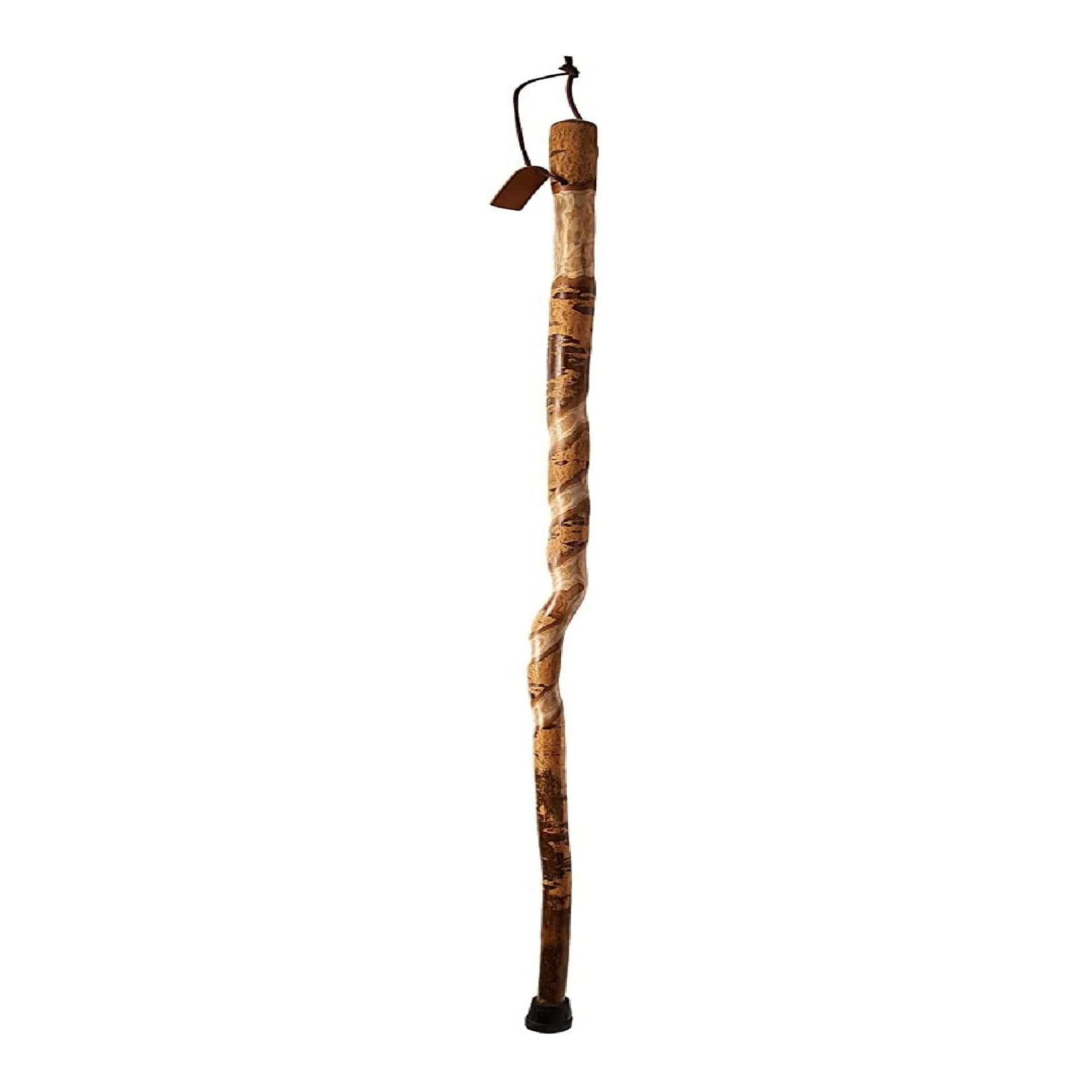 Brazos™ Twisted Assorted Hardwood Rustic Walking Stick, 55-Inch - Image 2