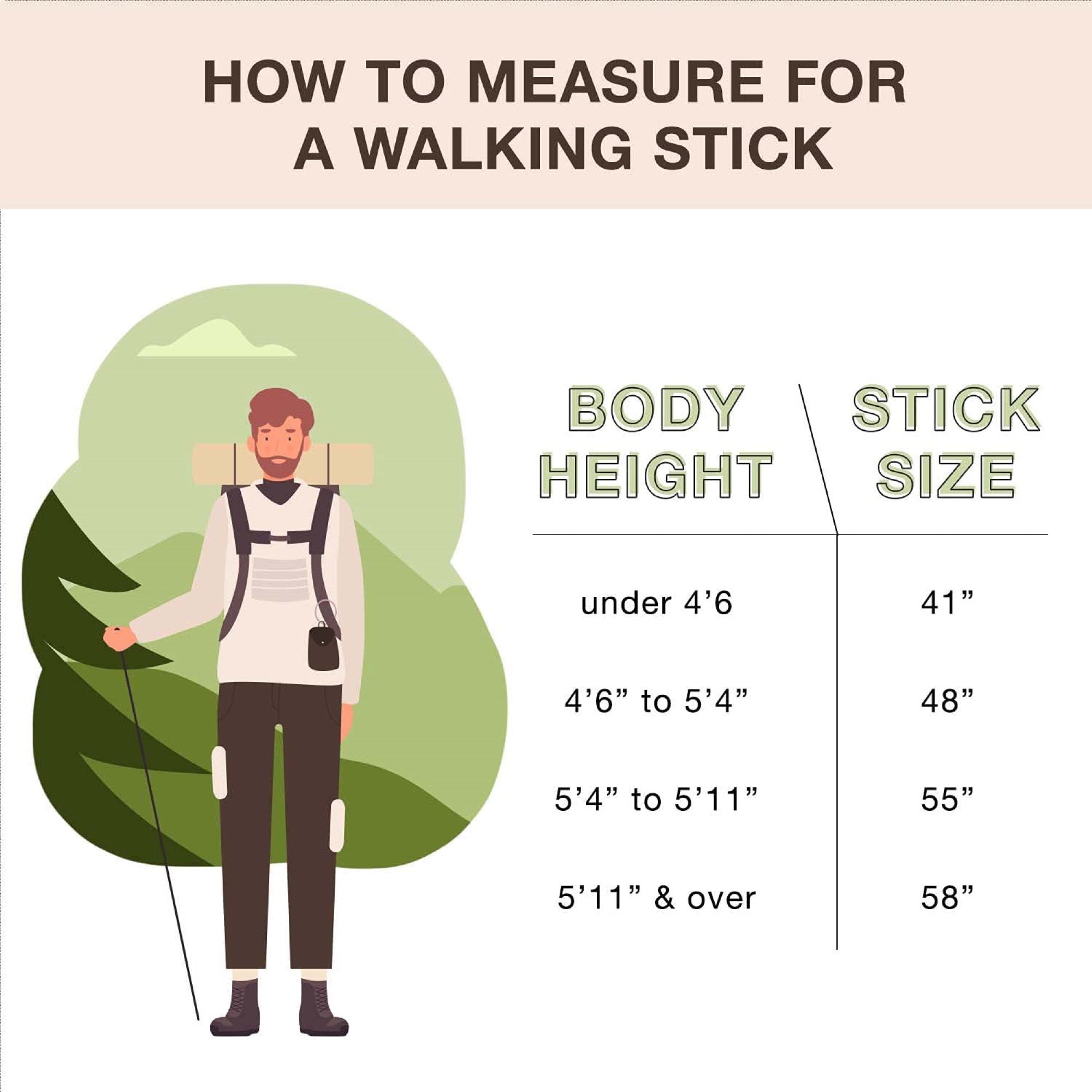 Brazos™ Twisted Cedar Backpacker Handcrafted Walking Stick, 48-Inch - Image 9