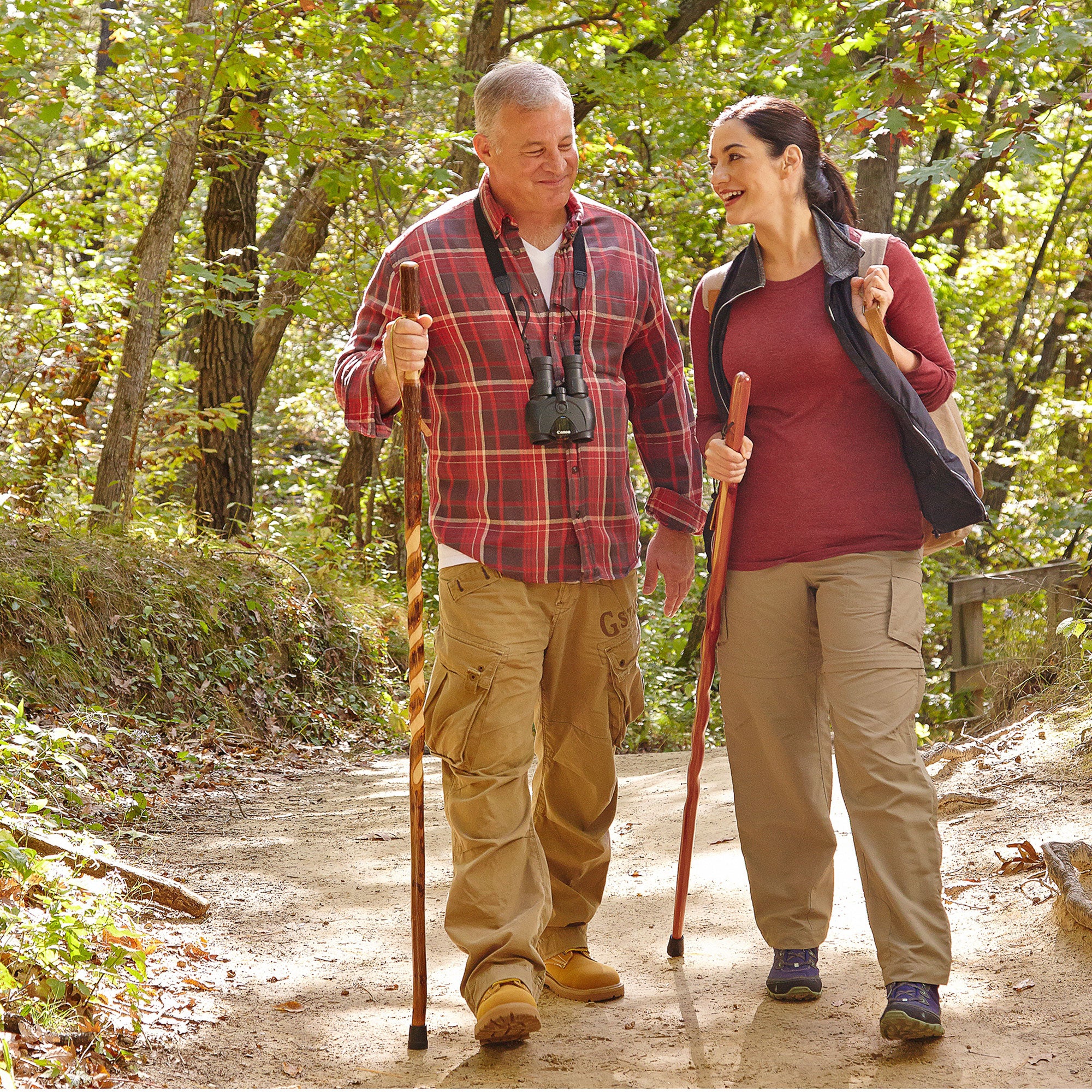 Brazos™ Twisted Cedar Backpacker Handcrafted Walking Stick, 58-Inch - Image 3