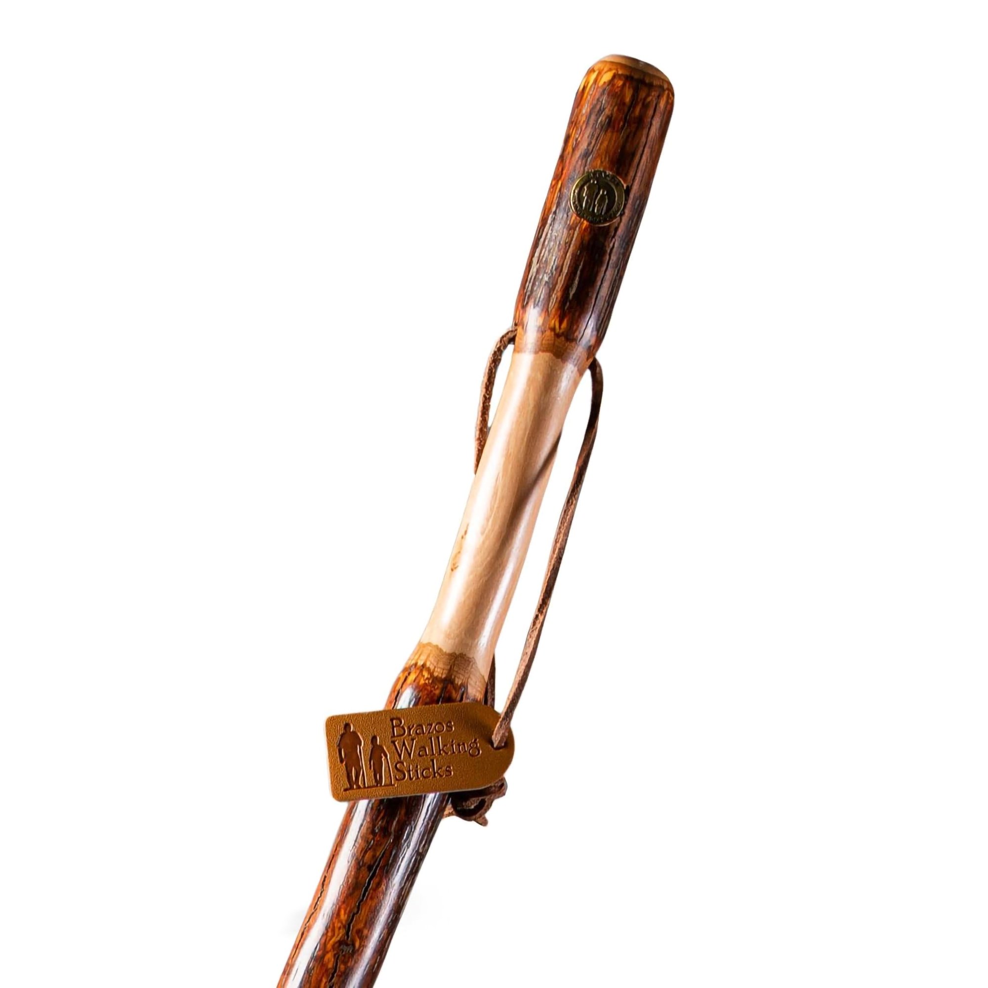Brazos™ Twisted Hickory Rustic Walking Stick, 41-Inch - Image 2
