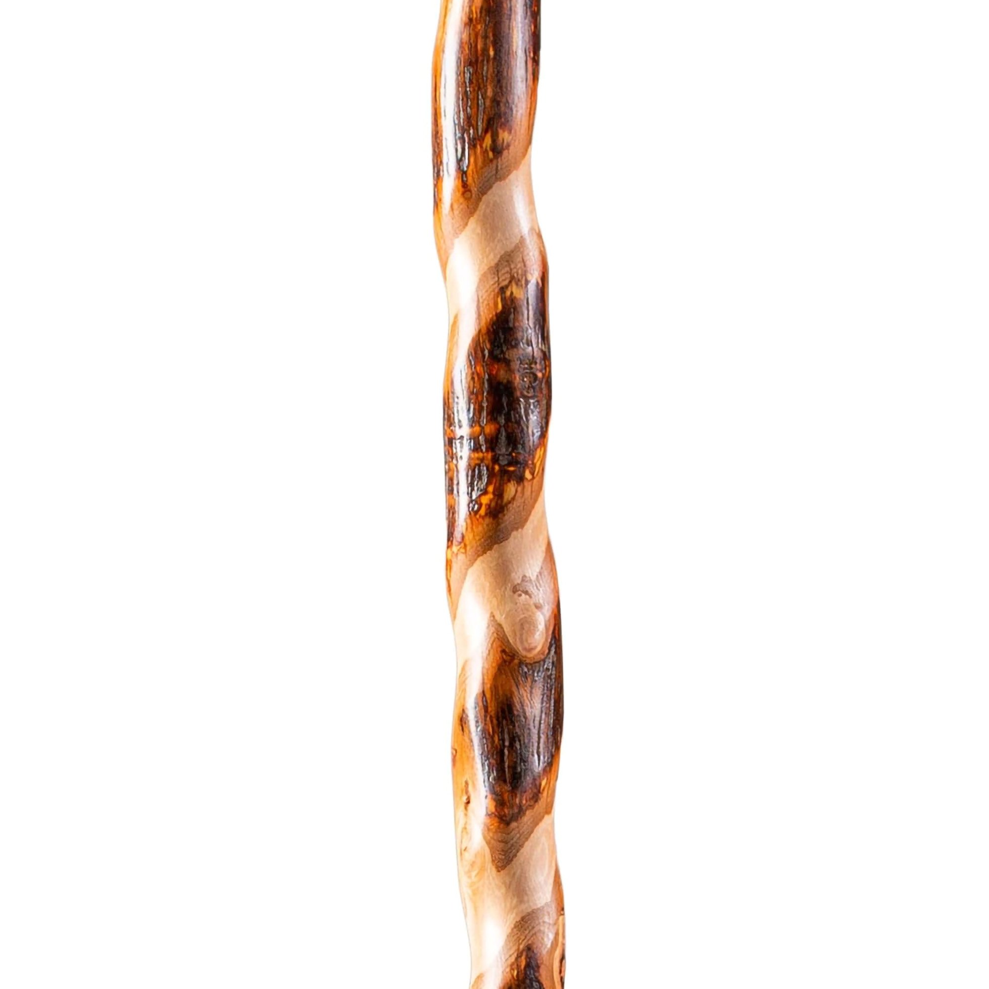 Brazos™ Twisted Hickory Rustic Walking Stick, 55-Inch Height - Image 3