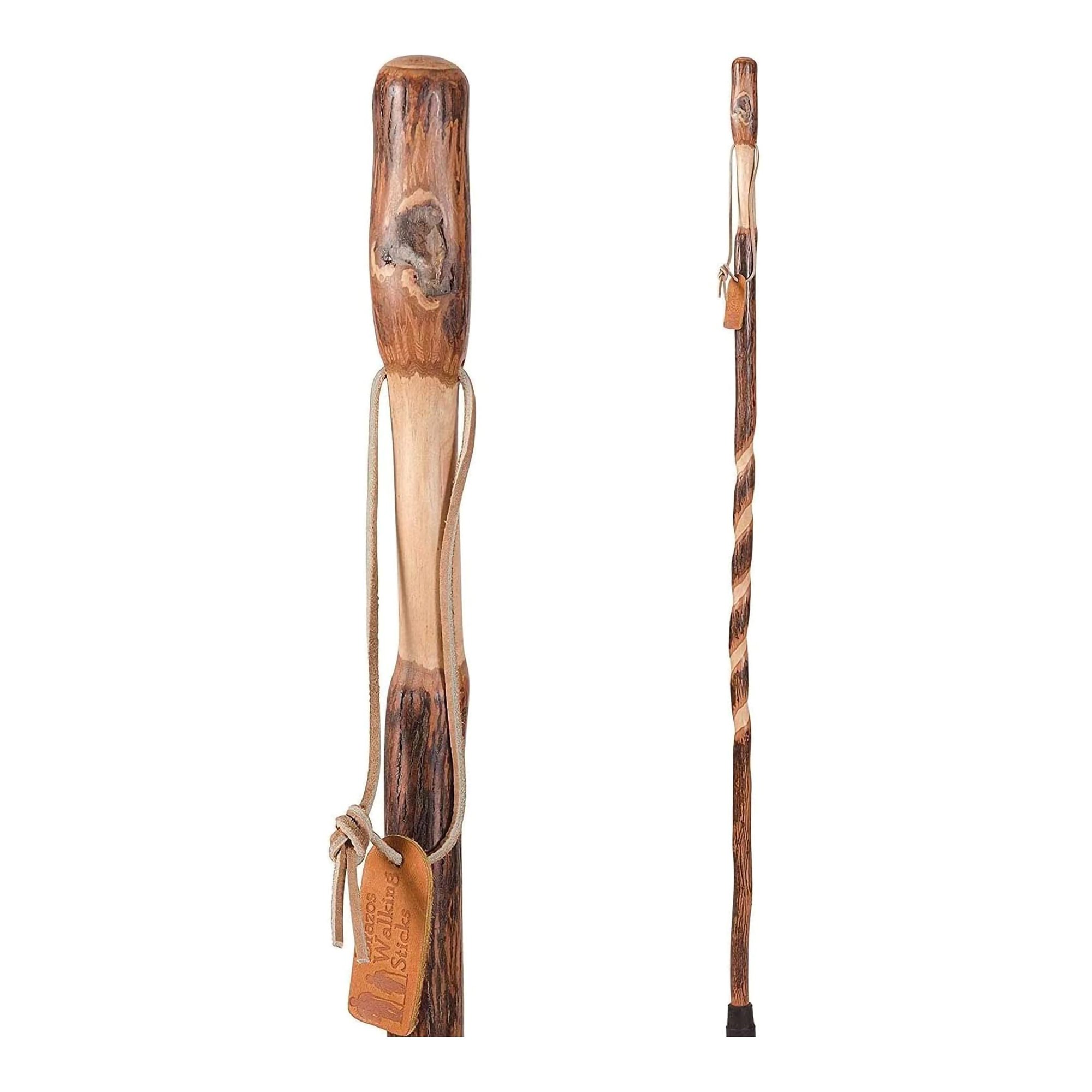 Brazos™ Twisted Hickory Rustic Walking Stick, 58-Inch Height