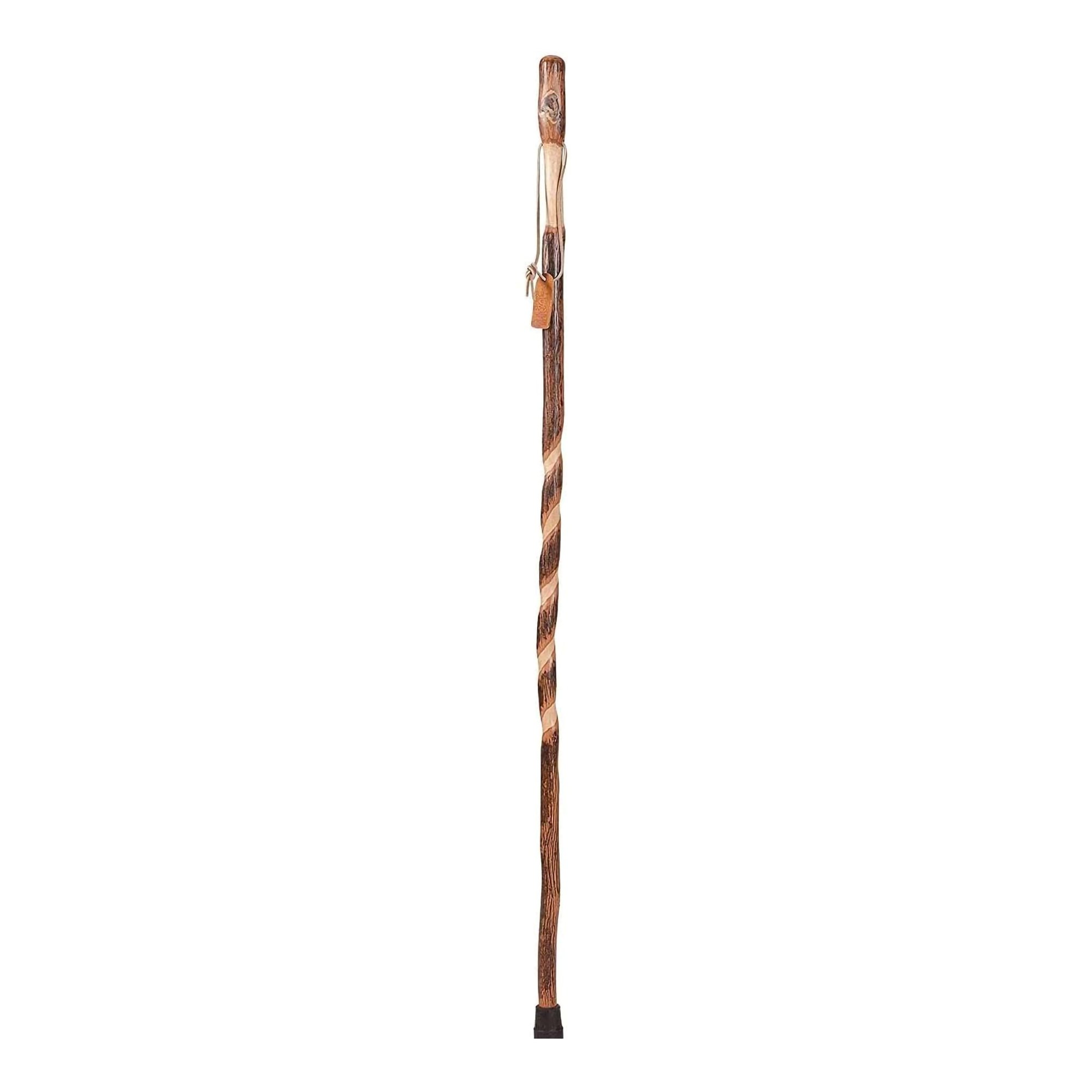 Brazos™ Twisted Hickory Rustic Walking Stick, 58-Inch Height - Image 2
