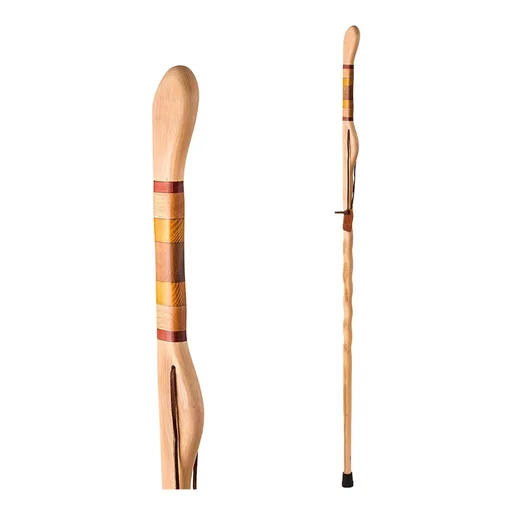 Brazos™ Twisted Hickory Texas Safari Hitchhiker Handmade Walking Stick, 58-Inch
