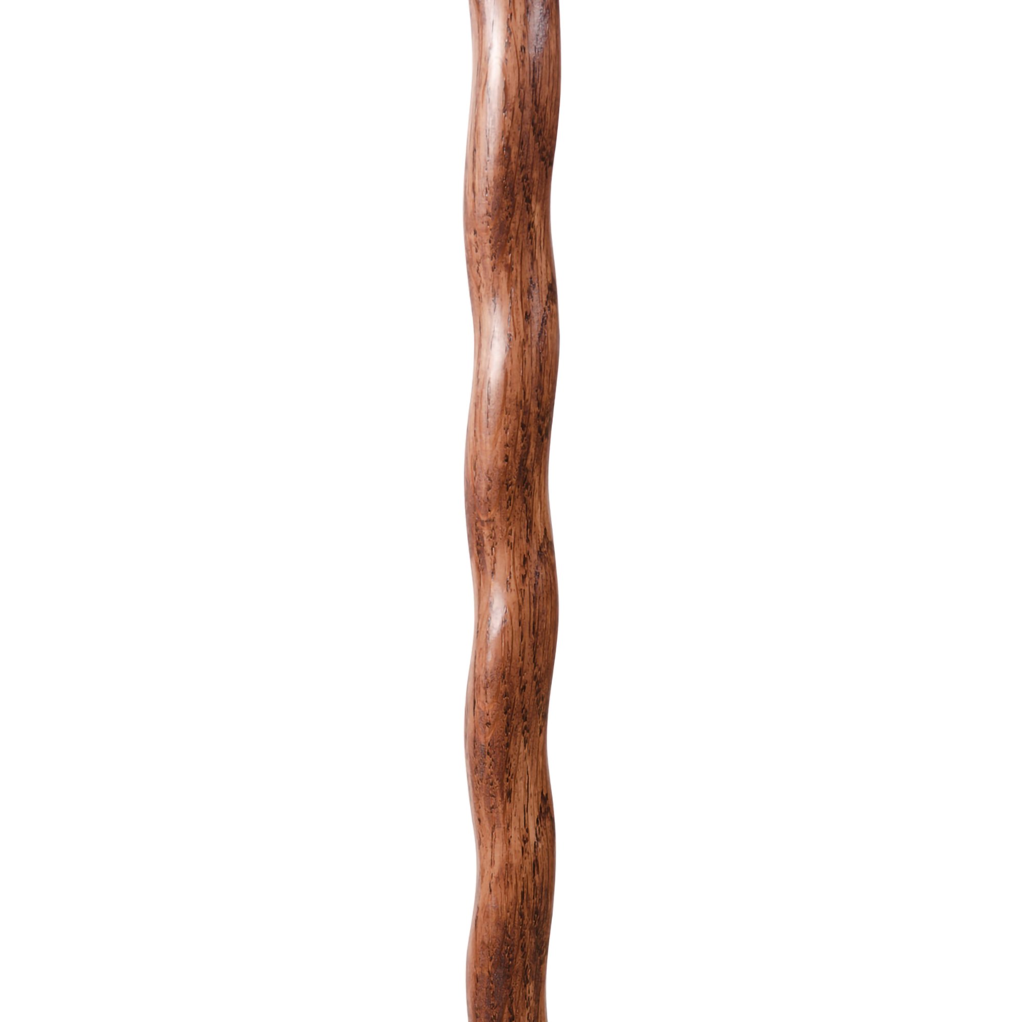 Brazos™ Twisted Oak Backpacker Handcrafted Walking Stick, 48-Inch Height, Red - Image 3