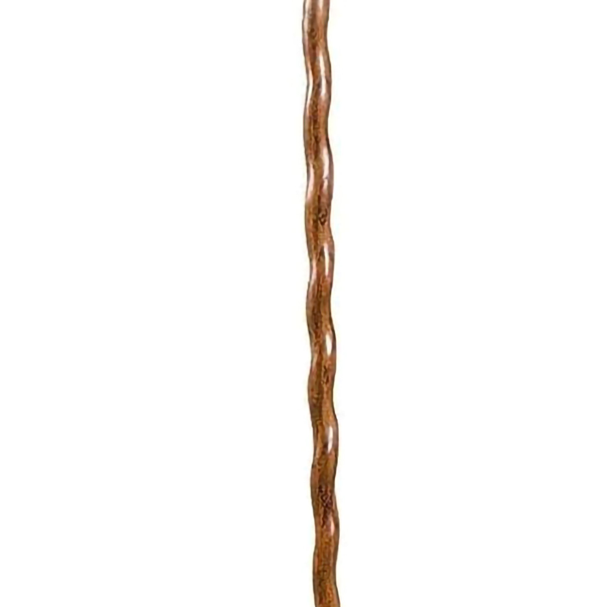 Brazos™ Twisted Oak Backpacker Handcrafted Walking Stick, 55-Inch, Brown - Image 4