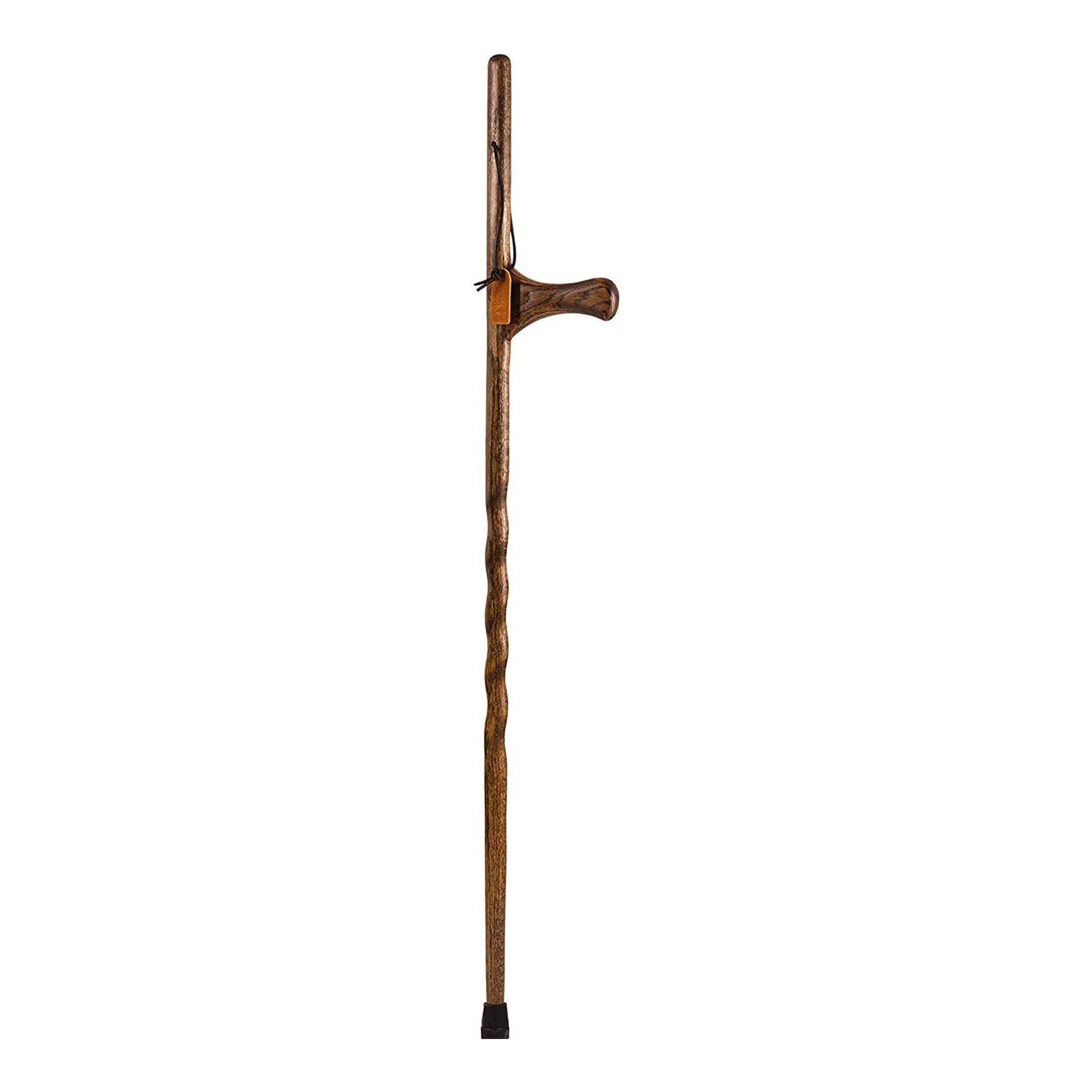 Brazos™ Twisted Oak Dual Purpose Handcrafted Walking Stick, 55-Inch - Image 2
