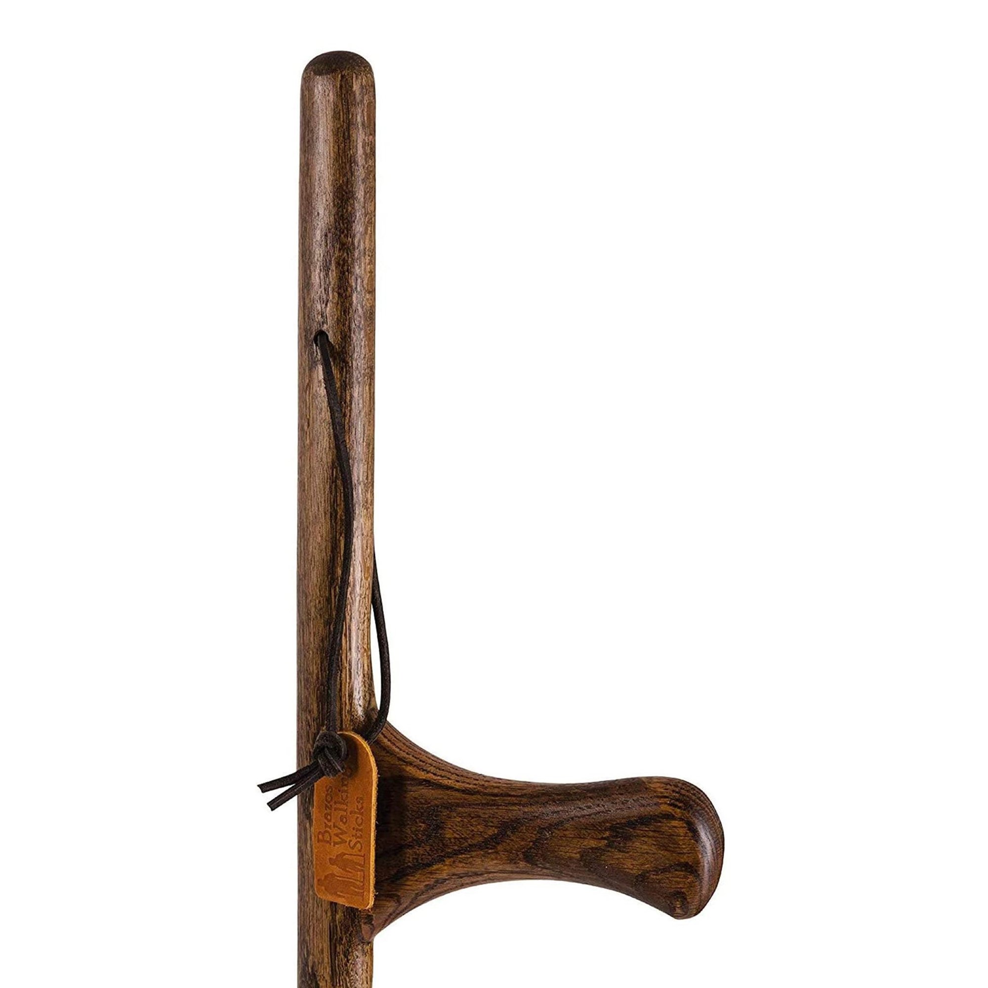 Brazos™ Twisted Oak Dual Purpose Handcrafted Walking Stick, 55-Inch - Image 3