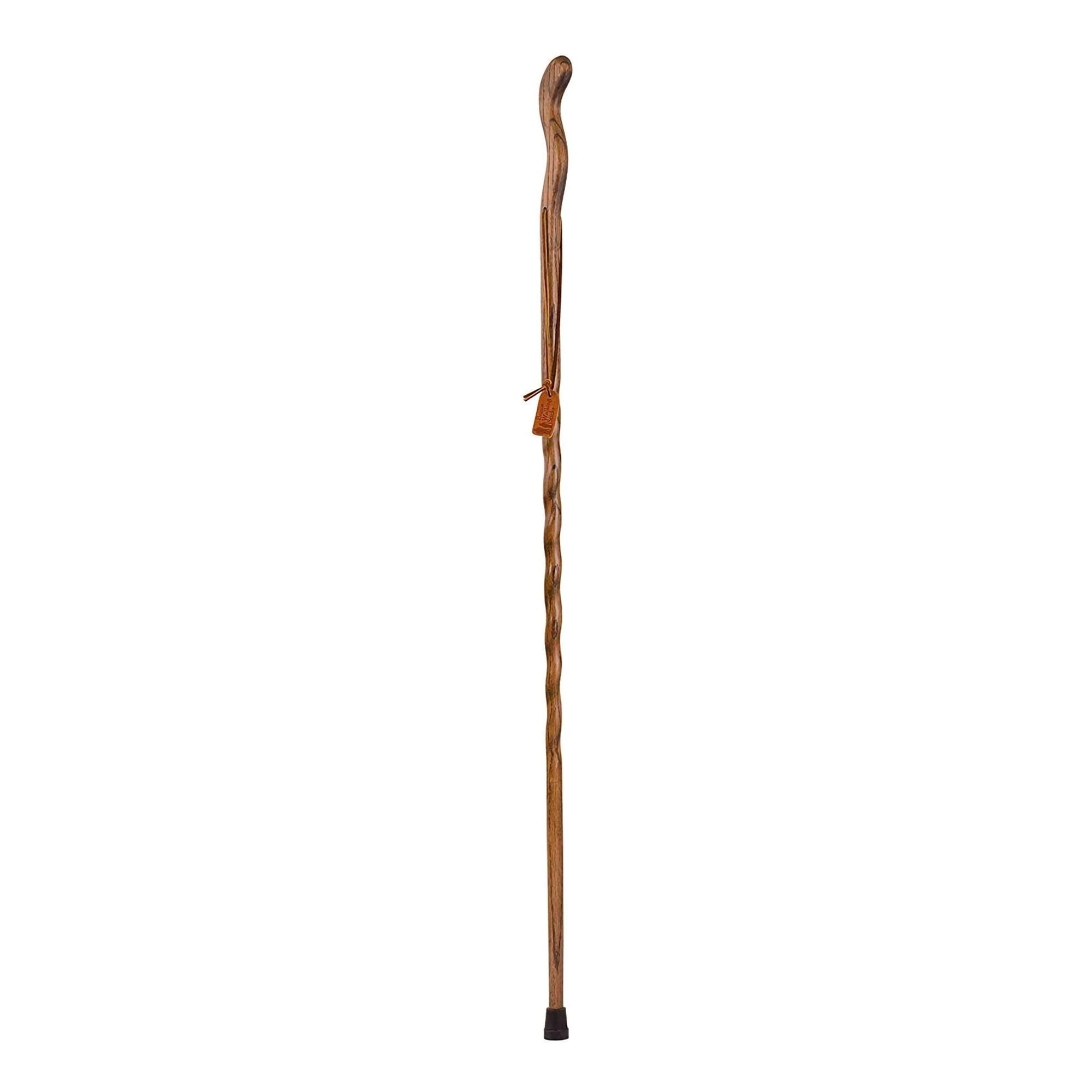Brazos™ Twisted Oak Ergonomic Fitness Handcrafted Walking Stick, 48-Inch, Brown - Image 2