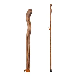 Brazos™ Twisted Oak Ergonomic Fitness Handcrafted Walking Stick, 48-Inch, Brown