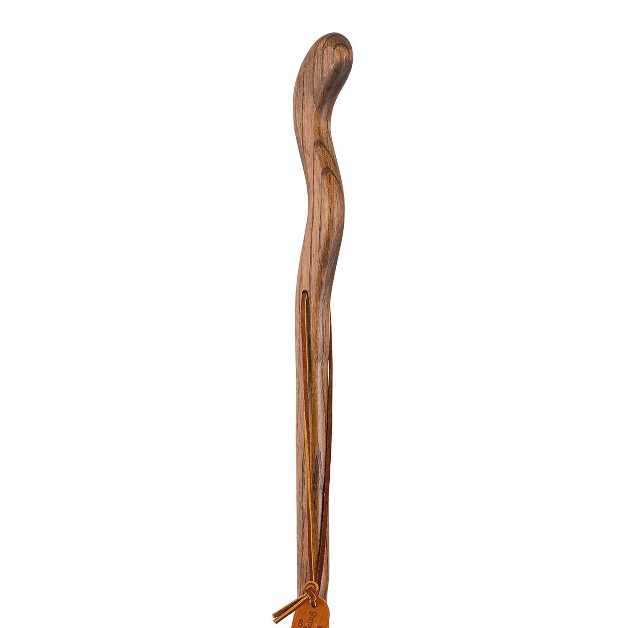Brazos™ Twisted Oak Ergonomic Fitness Handcrafted Walking Stick, 48-Inch, Brown - Image 3
